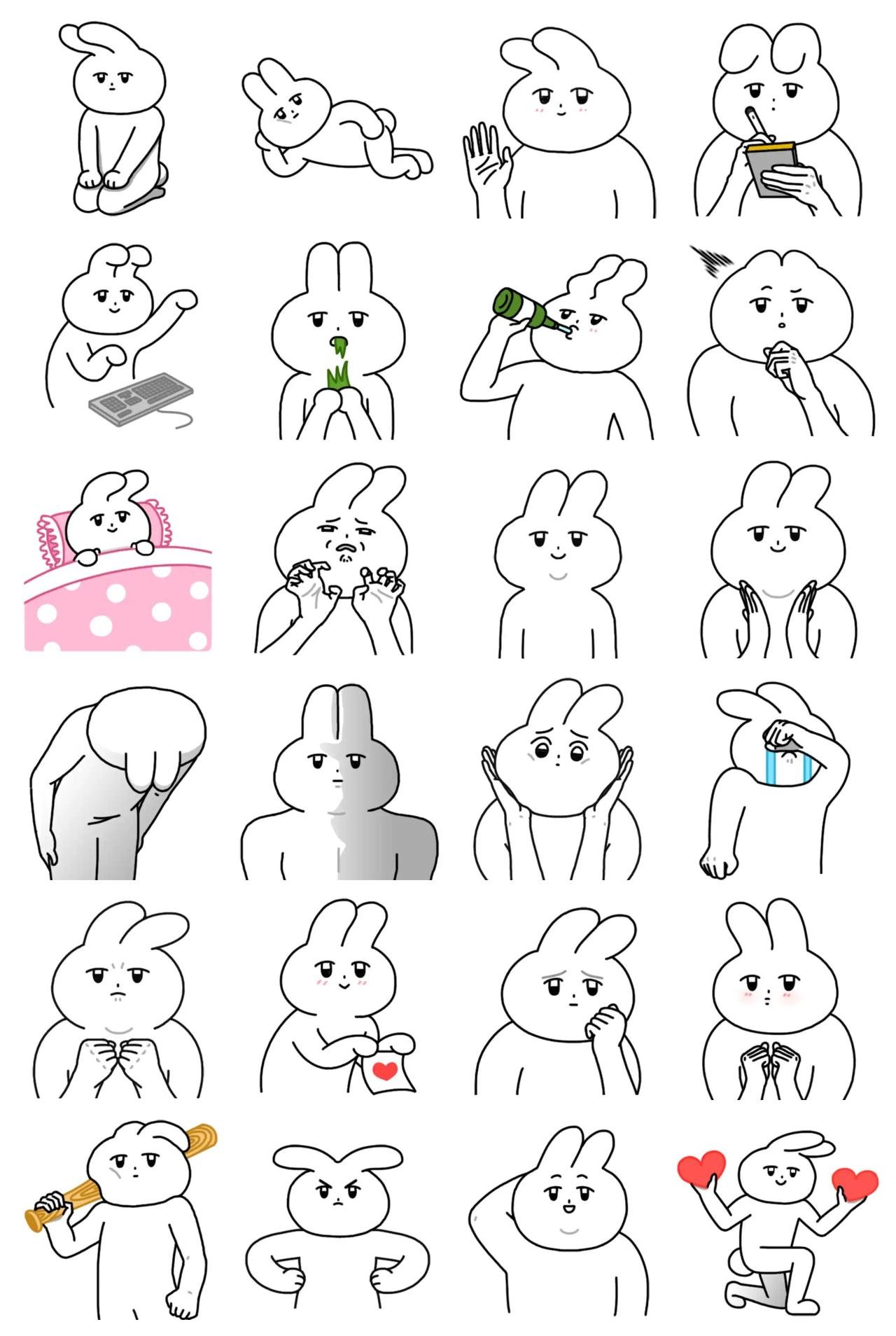 Hello NaNa Animals,Gag sticker pack for Whatsapp, Telegram, Signal, and others chatting and message apps