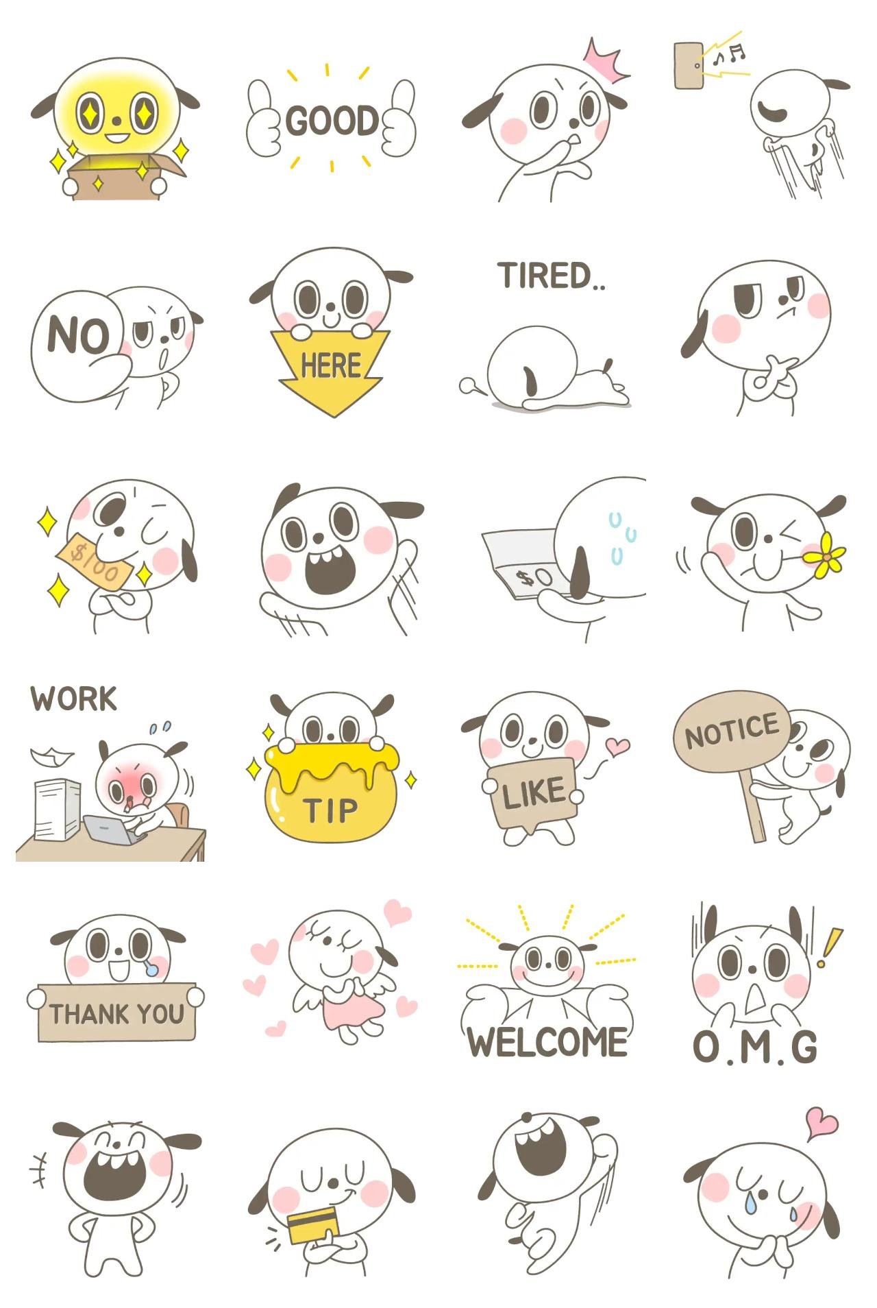 mong_i Animals,Gag sticker pack for Whatsapp, Telegram, Signal, and others chatting and message apps