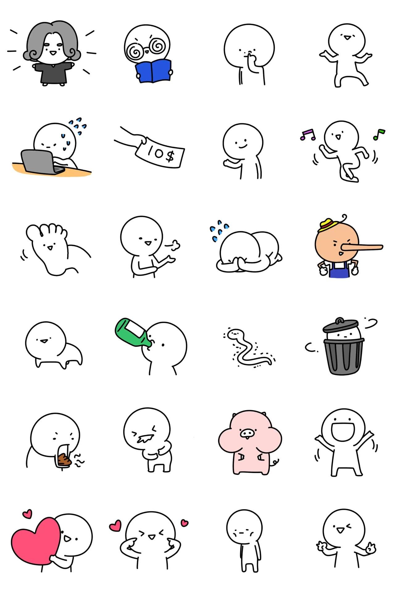 Someone saying People,Etc. sticker pack for Whatsapp, Telegram, Signal, and others chatting and message apps