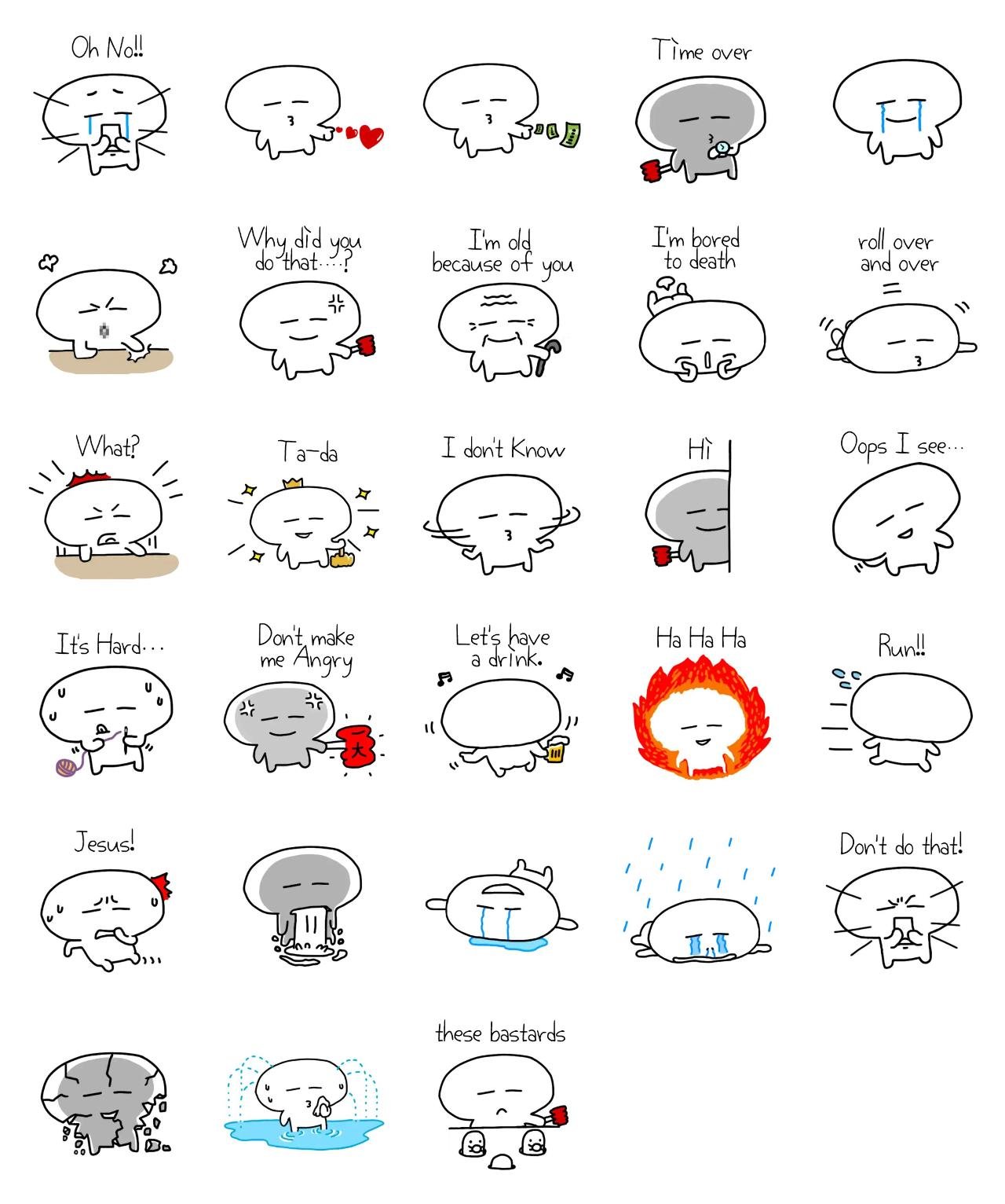 zemzemtikon Gag,People sticker pack for Whatsapp, Telegram, Signal, and others chatting and message apps