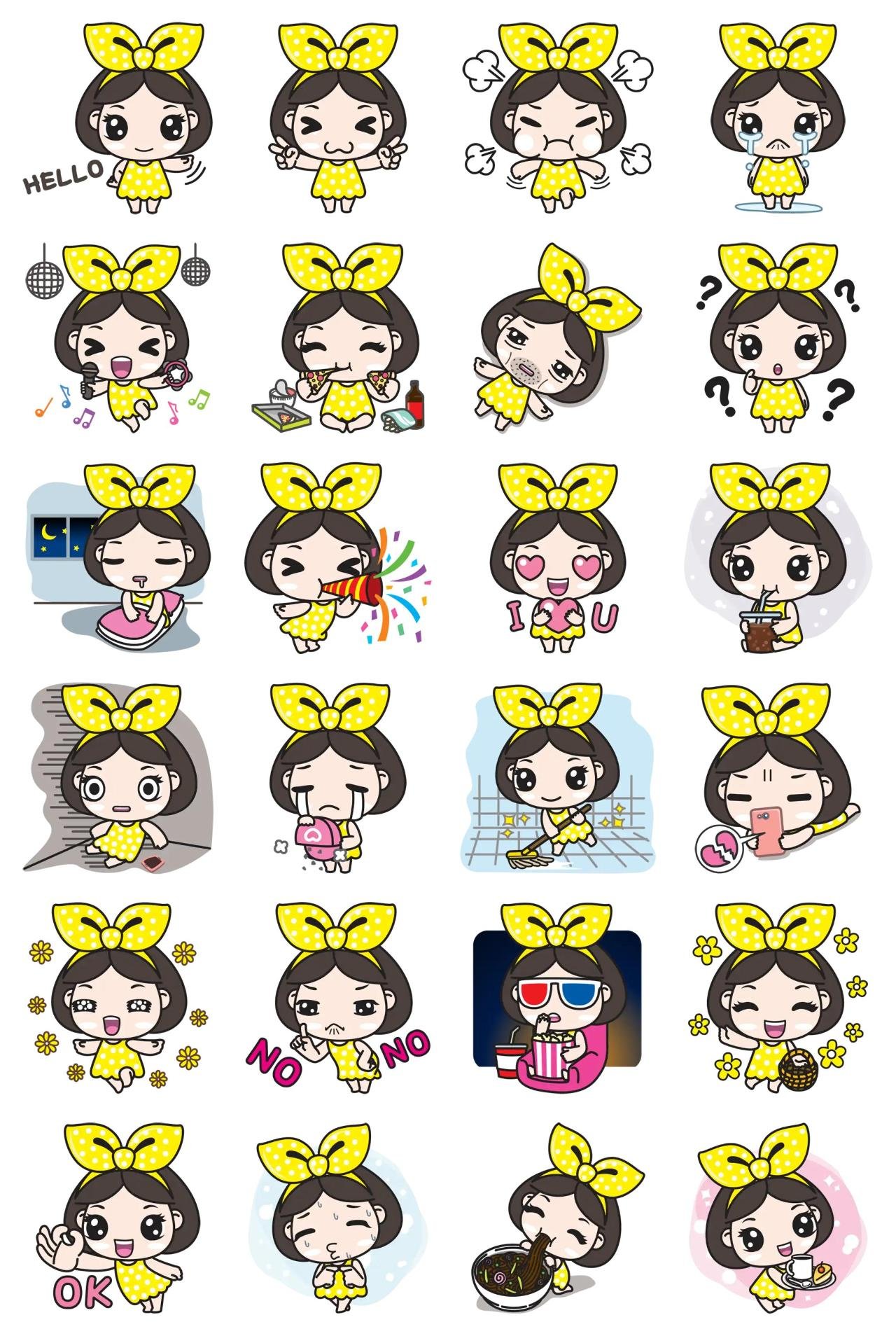 libon-yang People sticker pack for Whatsapp, Telegram, Signal, and others chatting and message apps