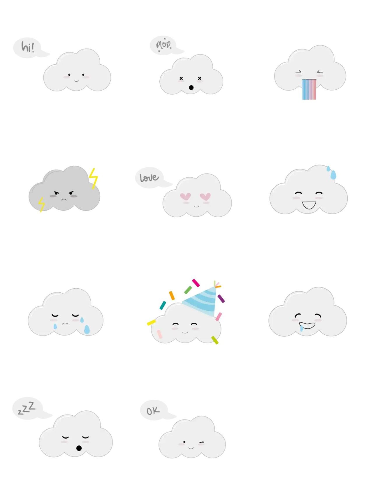 Nube Cartoon Animation/Cartoon,People sticker pack for Whatsapp, Telegram, Signal, and others chatting and message apps