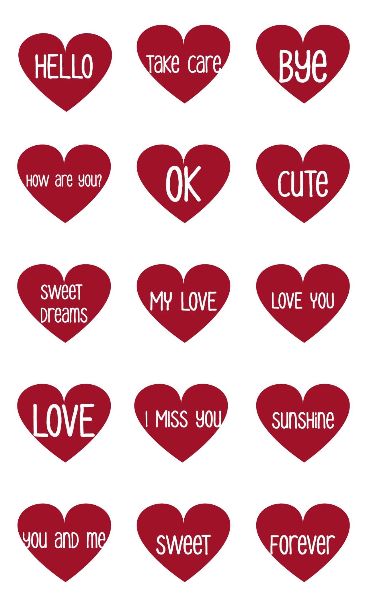 Love Love People,Romance sticker pack for Whatsapp, Telegram, Signal, and others chatting and message apps