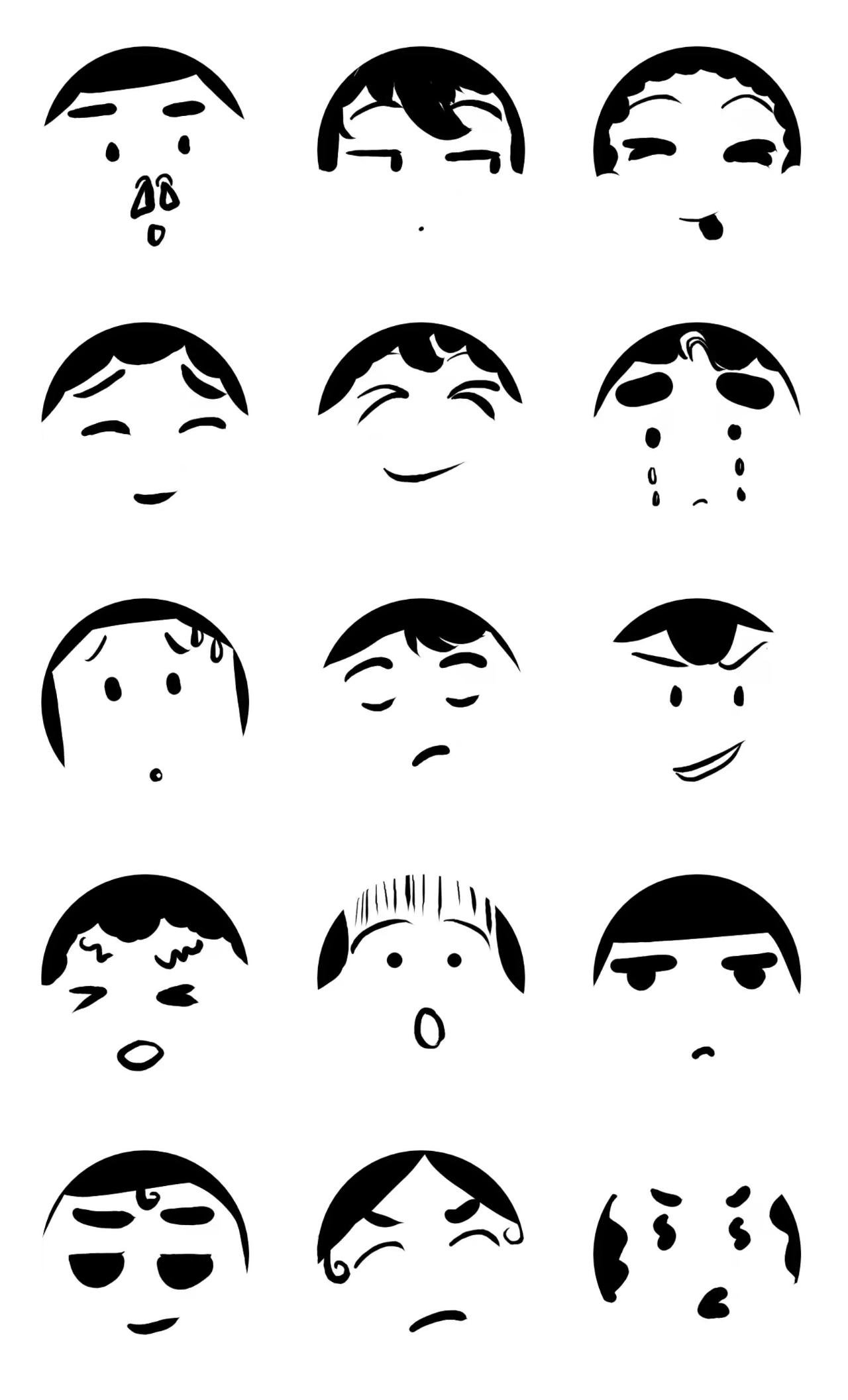 Weird Expressions People sticker pack for Whatsapp, Telegram, Signal, and others chatting and message apps