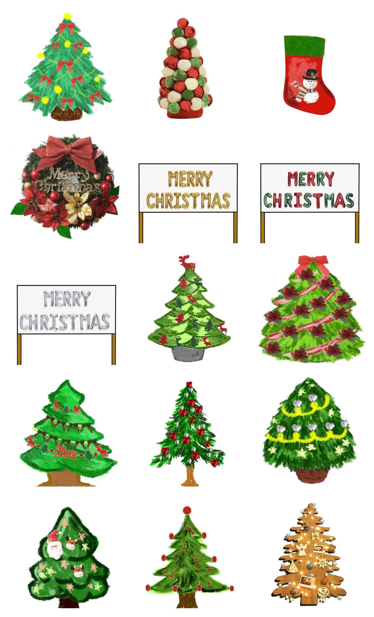 Merry Christmas Celebrity,People sticker pack for Whatsapp, Telegram, Signal, and others chatting and message apps