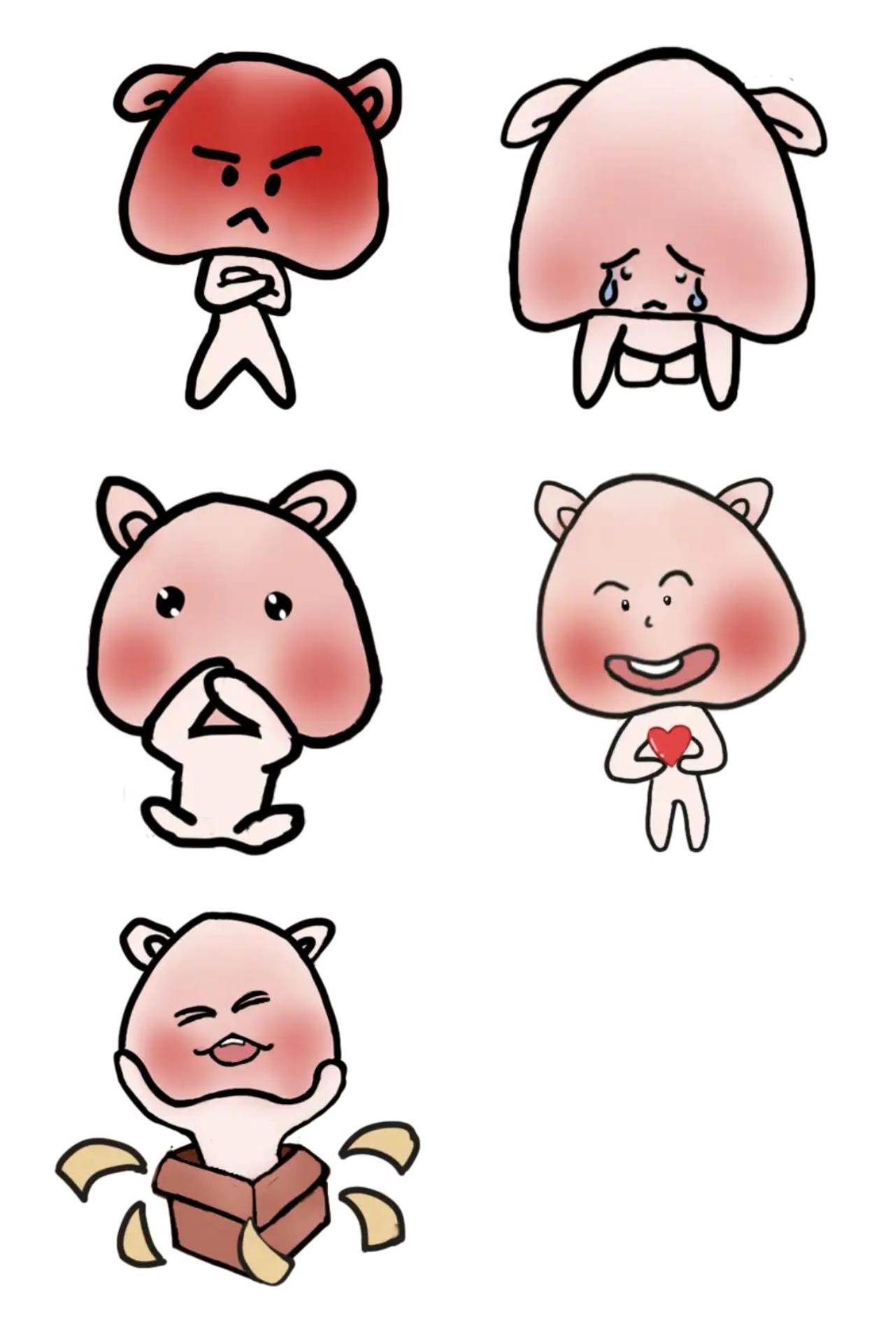 lovely cheeks Animation/Cartoon,Romance sticker pack for Whatsapp, Telegram, Signal, and others chatting and message apps