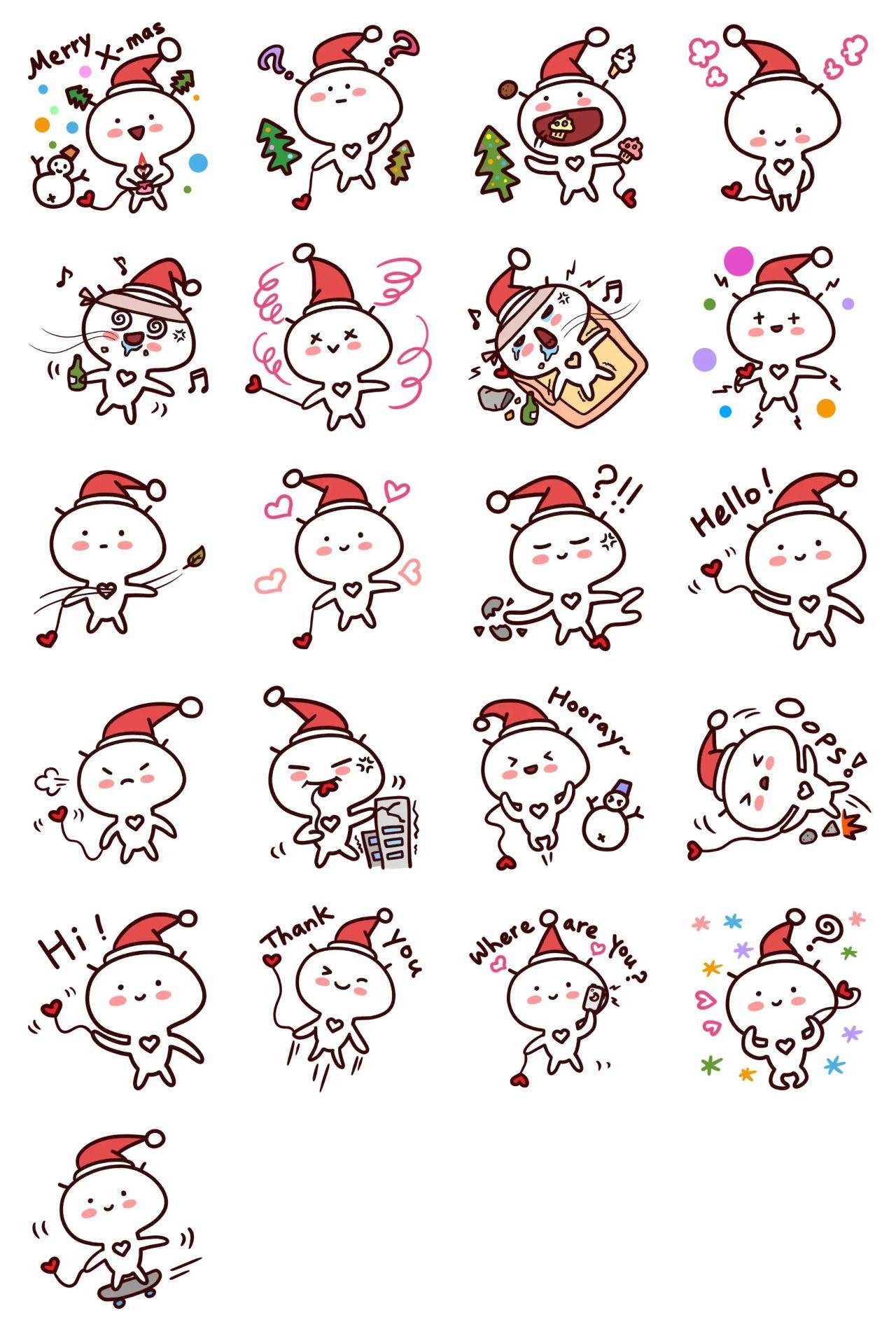 Heartless - Xmas Winter Story #2 Animation/Cartoon,Gag sticker pack for Whatsapp, Telegram, Signal, and others chatting and message apps