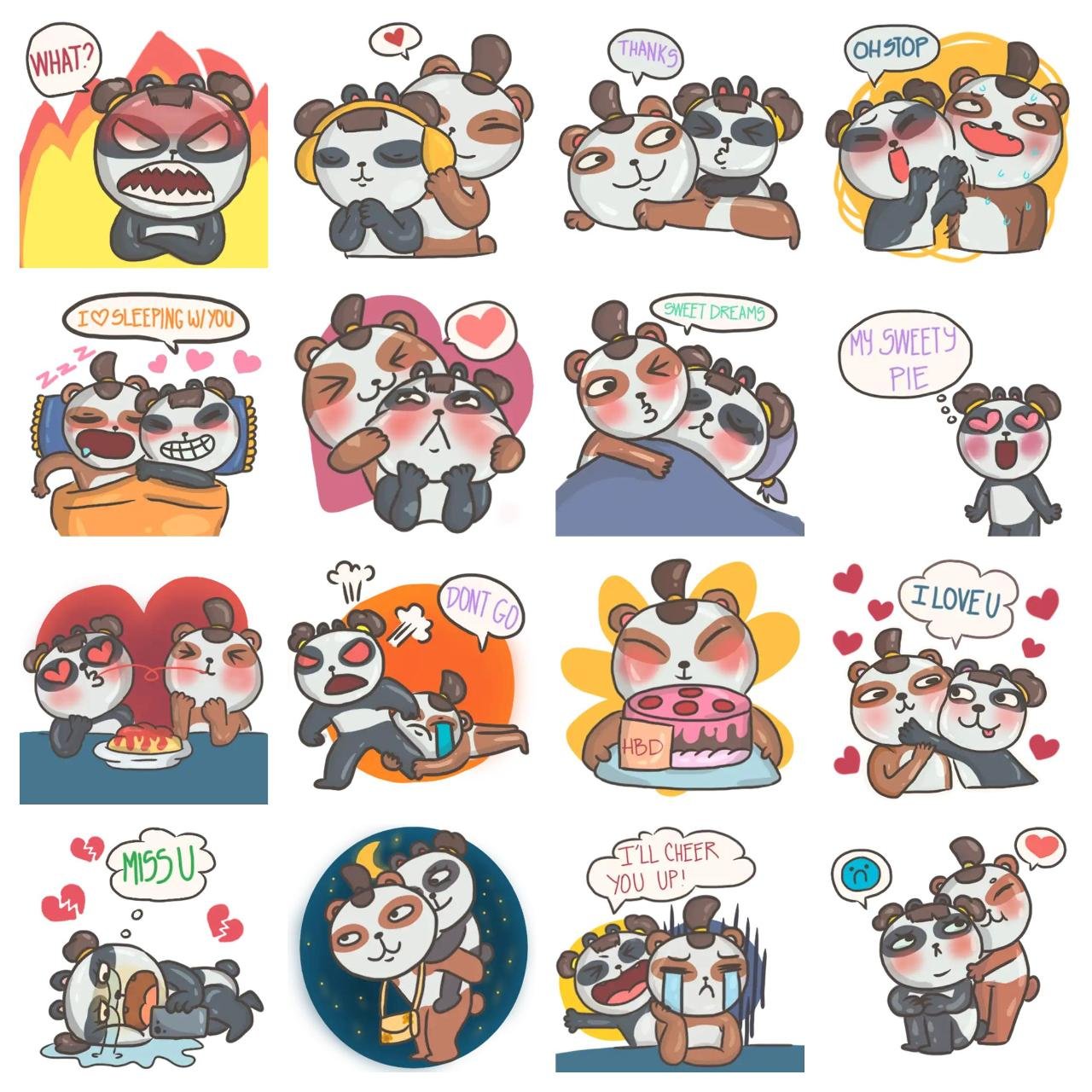 sunshine Animation/Cartoon sticker pack for Whatsapp, Telegram, Signal, and others chatting and message apps