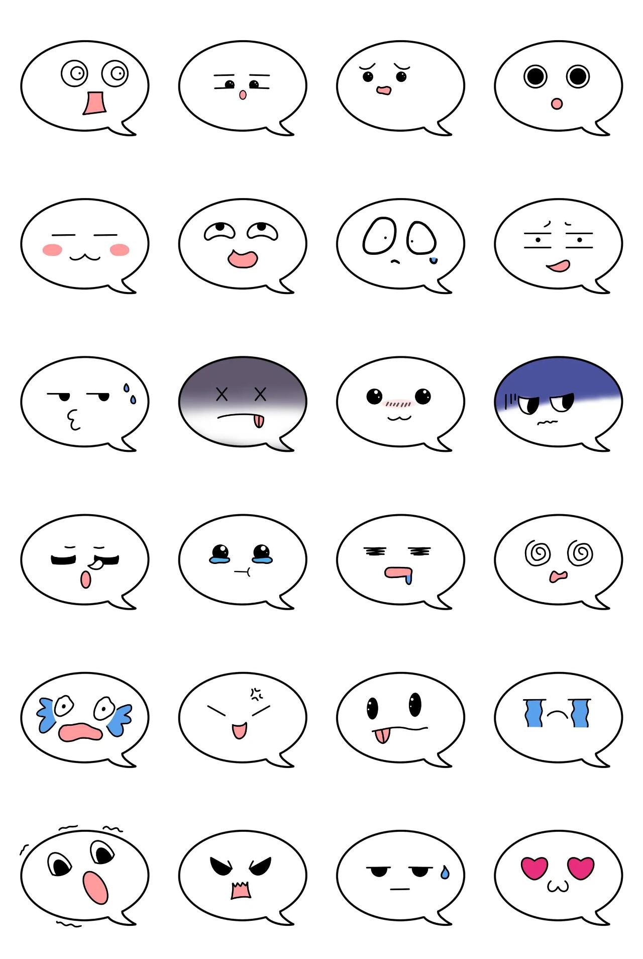 Speech balloons are honest 1 Animation/Cartoon,Gag,People sticker pack for Whatsapp, Telegram, Signal, and others chatting and message apps