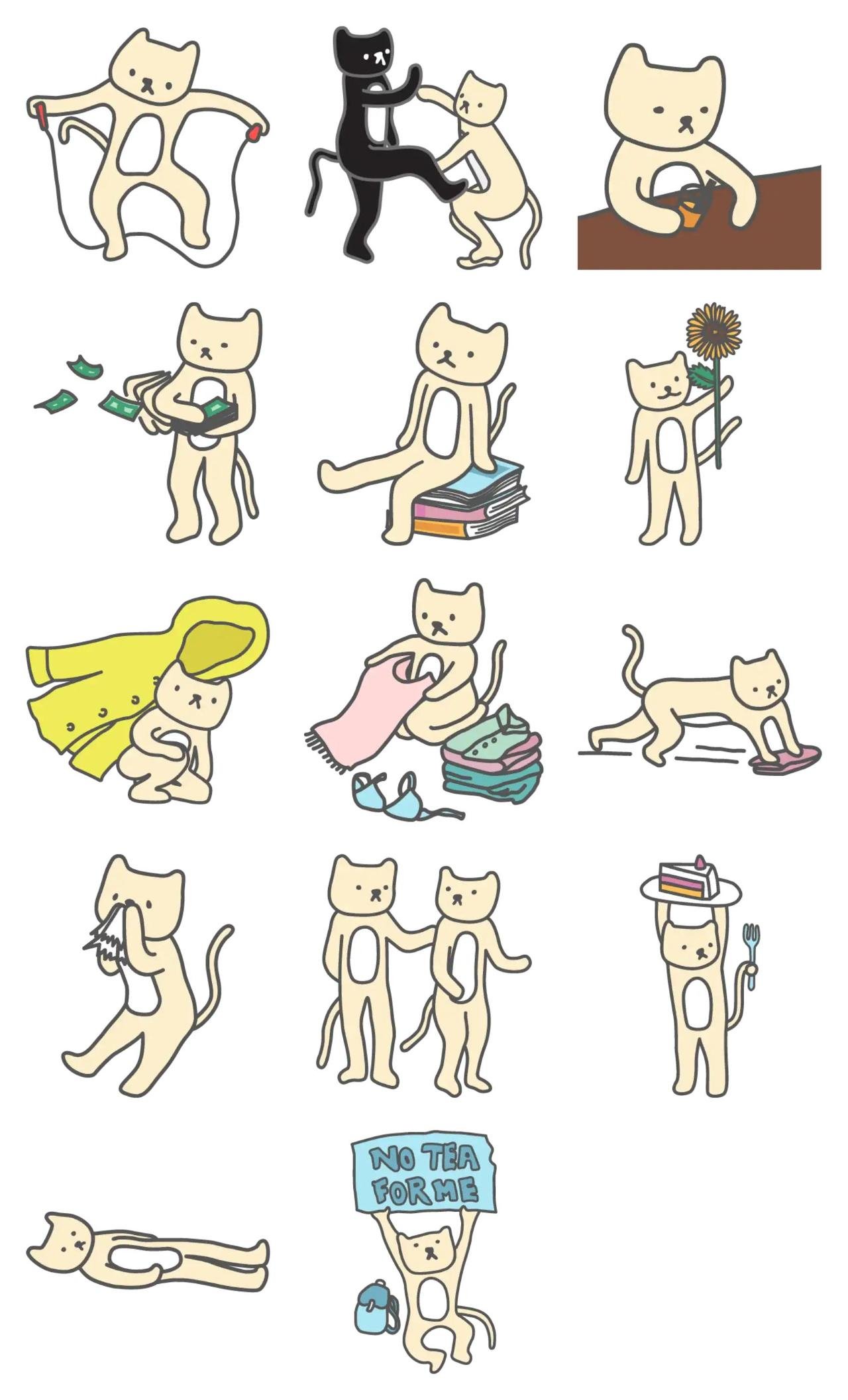 C. Hing Daily Vol. 1 Animation/Cartoon sticker pack for Whatsapp, Telegram, Signal, and others chatting and message apps