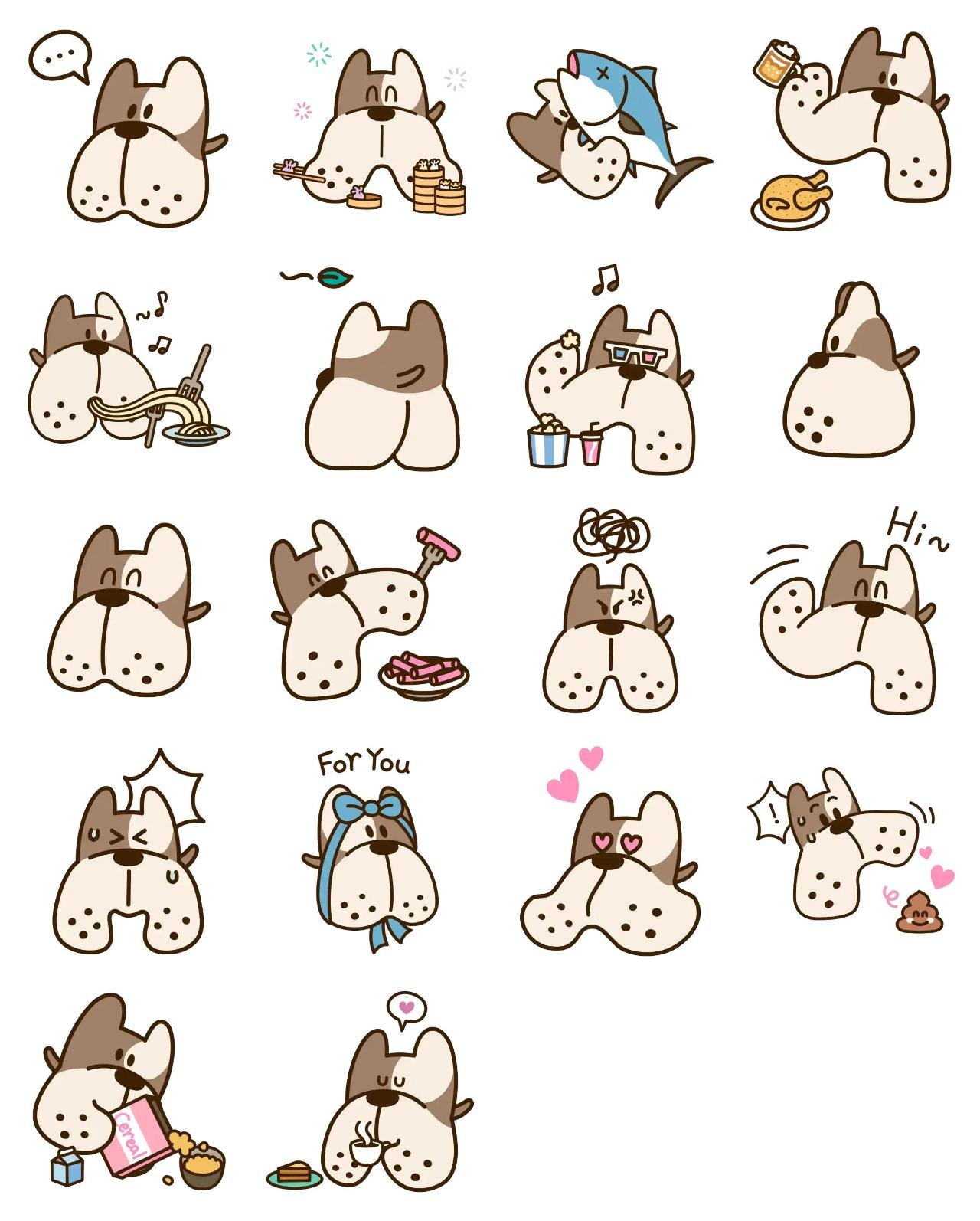 Thoggy Animation/Cartoon,Animals,Food/Drink sticker pack for Whatsapp, Telegram, Signal, and others chatting and message apps