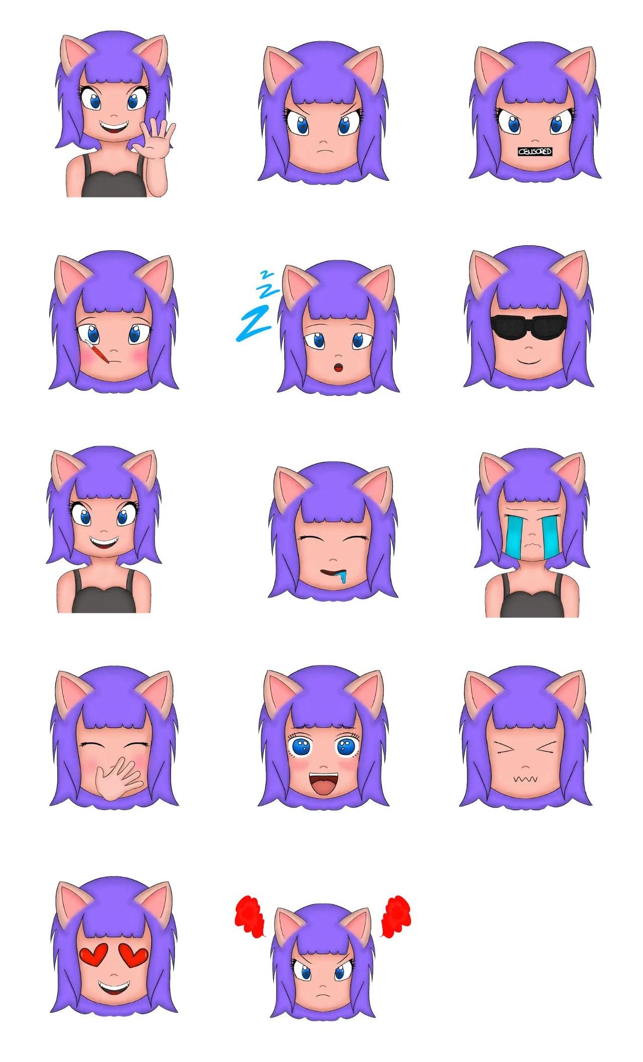 Lulu Emotions Animation/Cartoon,Valentine,Etc,RAMADAN,Anniversary,Phrases,Romance sticker pack for Whatsapp, Telegram, Signal, and others chatting and message apps