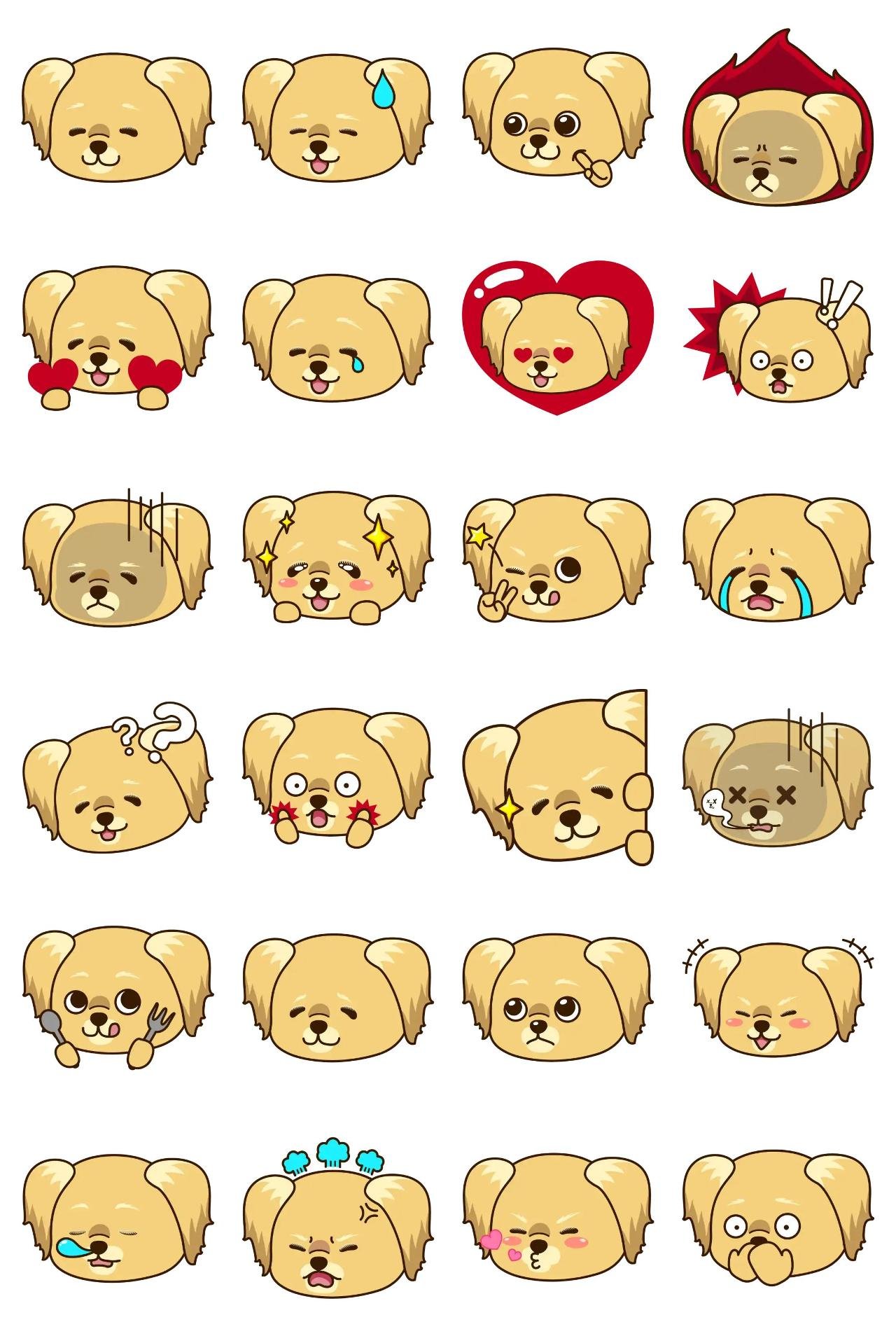 Angelic Golden Nugget DIVA Animation/Cartoon,Animals,Etc sticker pack for Whatsapp, Telegram, Signal, and others chatting and message apps