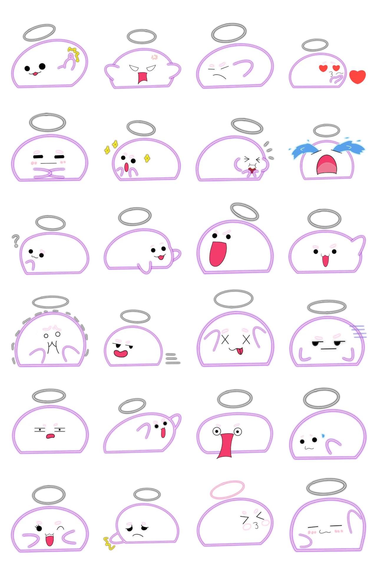 negwi is cute Animation/Cartoon,Etc,Halloween sticker pack for Whatsapp, Telegram, Signal, and others chatting and message apps