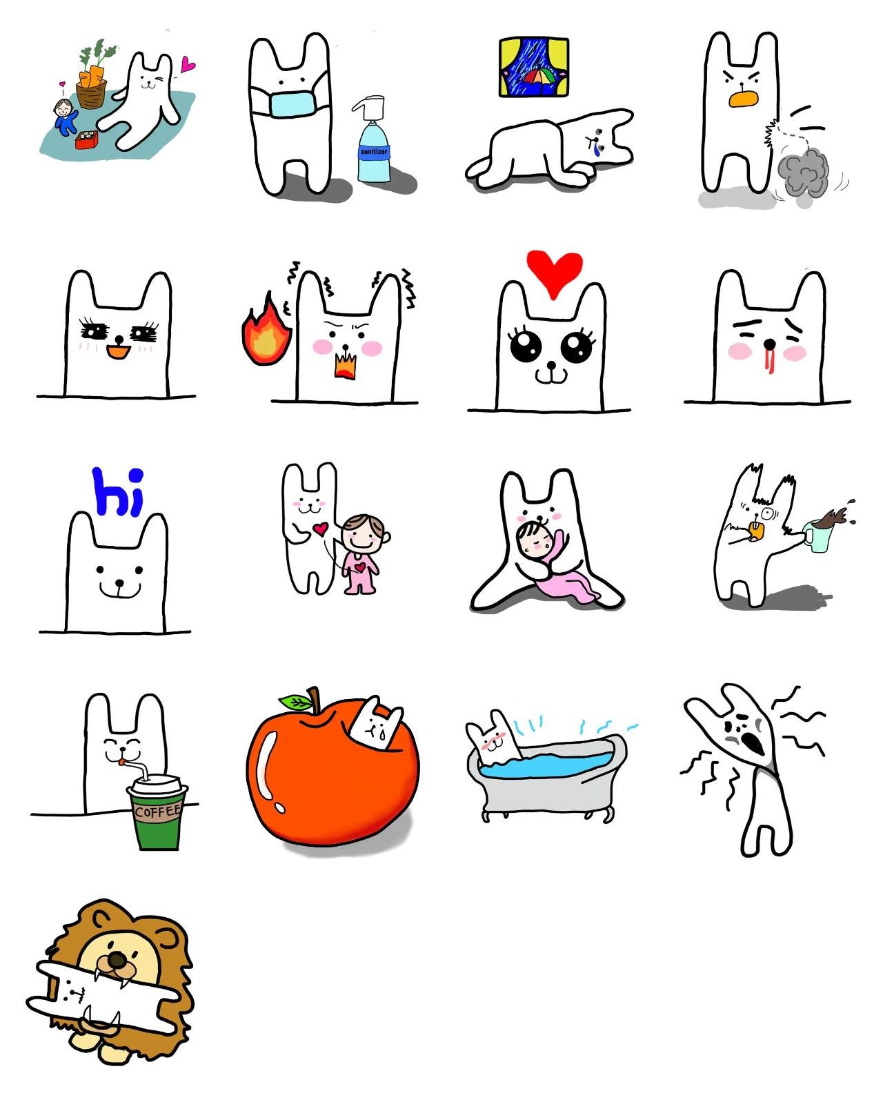 Babysitter RoRo Animation/Cartoon,Animals,People,FAMILY,Culture sticker pack for Whatsapp, Telegram, Signal, and others chatting and message apps