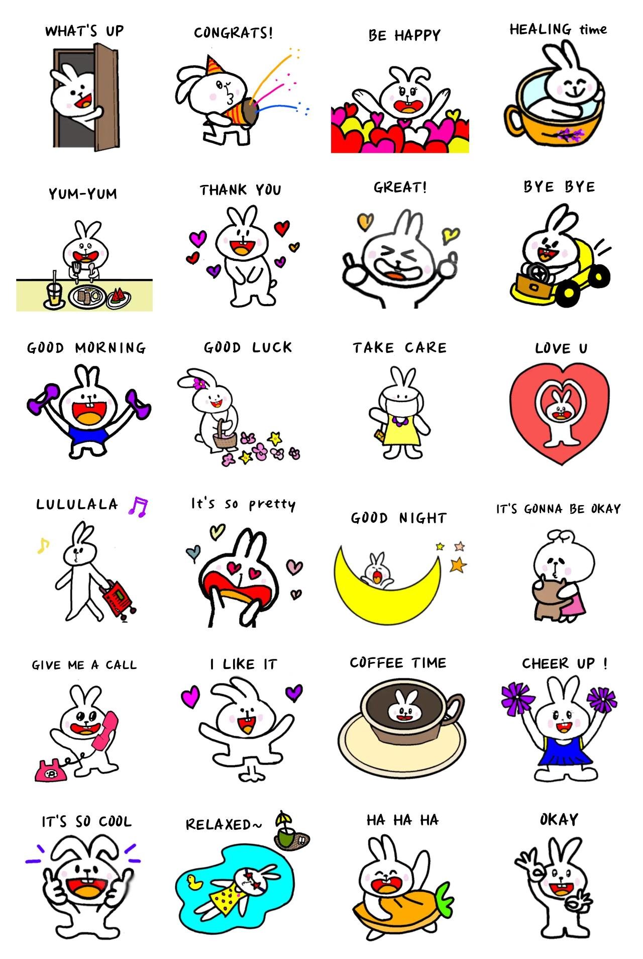 Positive message of Toy Animation/Cartoon,Animals sticker pack for Whatsapp, Telegram, Signal, and others chatting and message apps