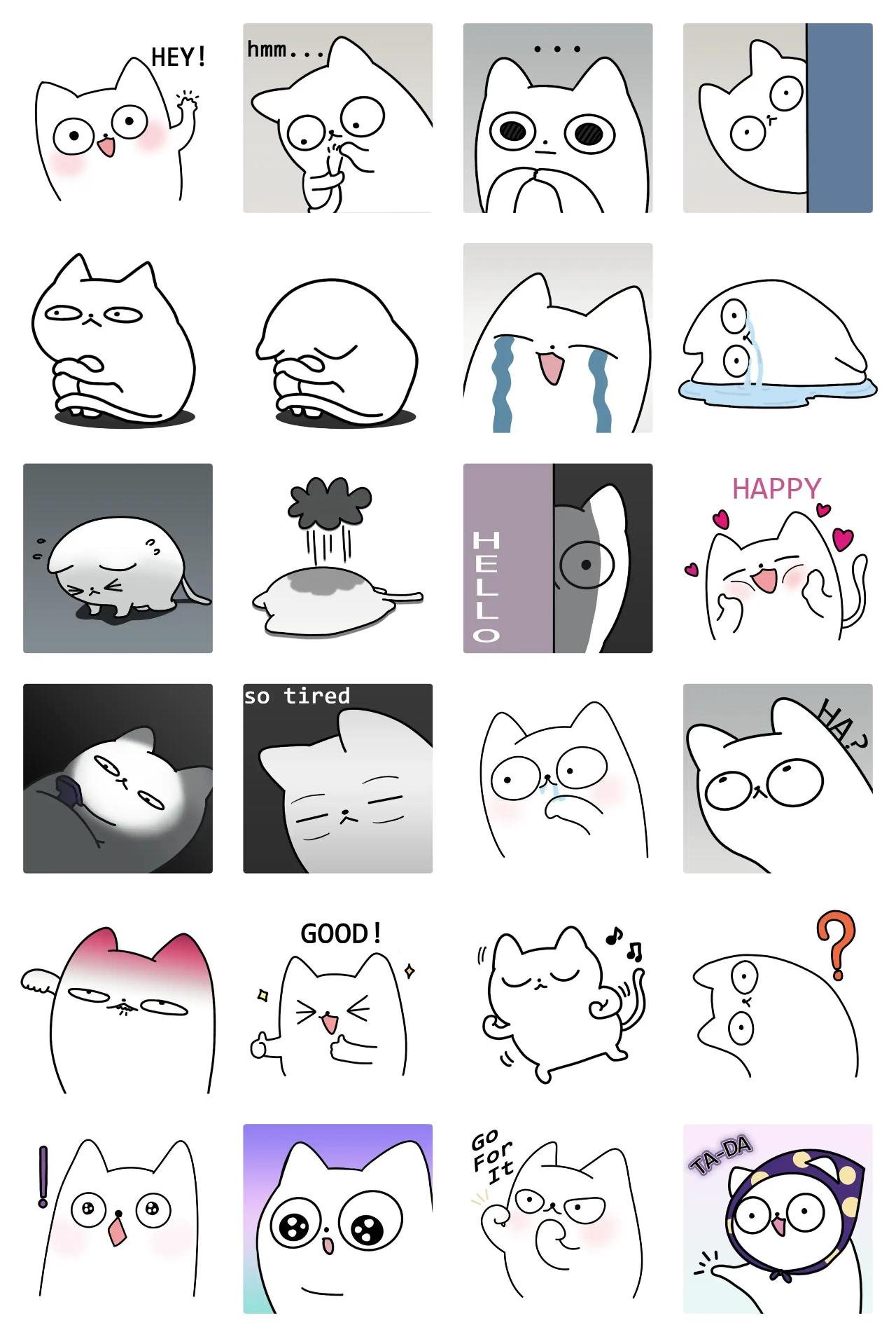 Hasago's daily Animation/Cartoon,Animals sticker pack for Whatsapp, Telegram, Signal, and others chatting and message apps