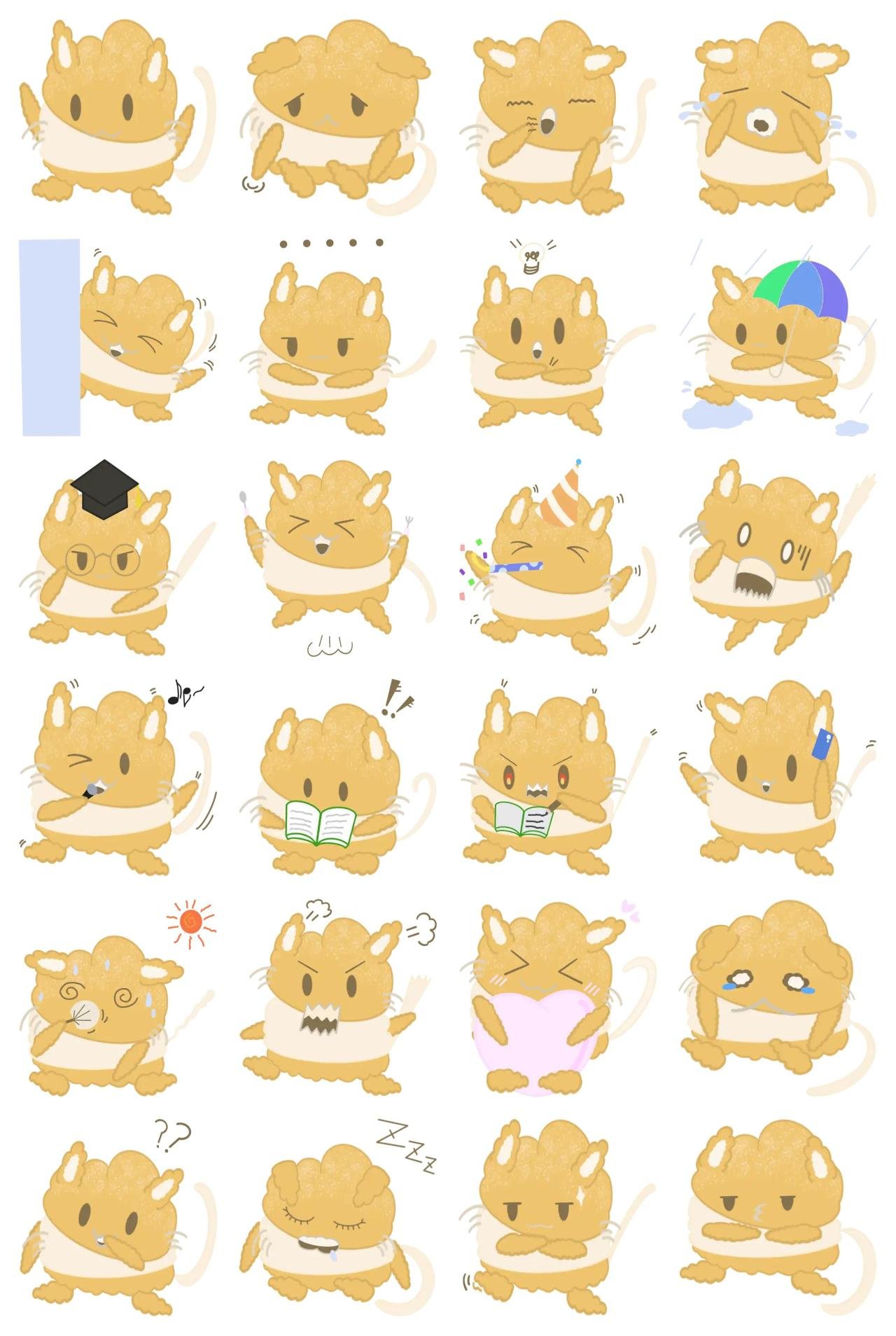 shunyang Animals,Food/Drink,Etc sticker pack for Whatsapp, Telegram, Signal, and others chatting and message apps