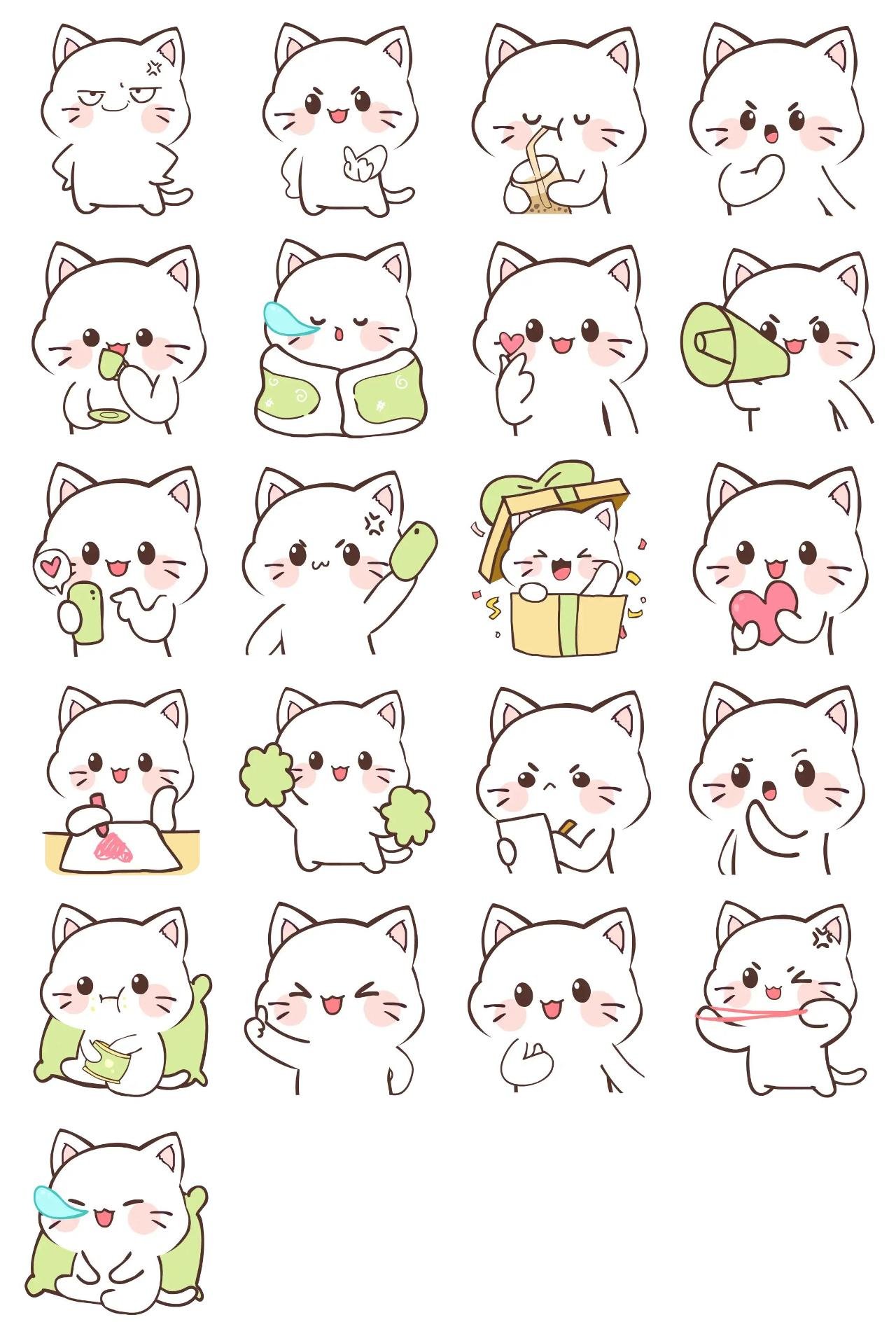 Meong! (Part.2) Animation/Cartoon,Animals,Etc sticker pack for Whatsapp, Telegram, Signal, and others chatting and message apps