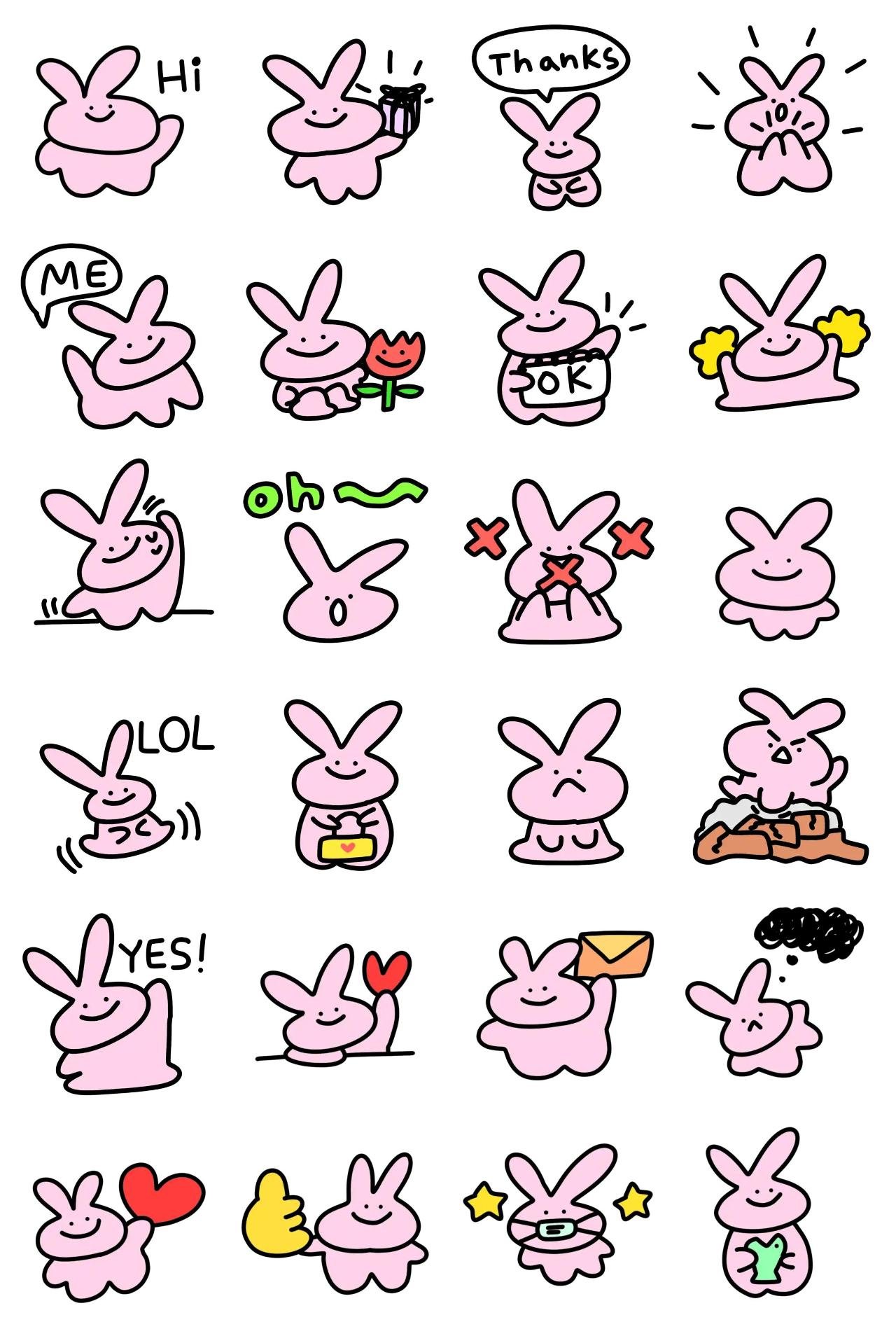 Gguggu Animation/Cartoon,Animals sticker pack for Whatsapp, Telegram, Signal, and others chatting and message apps