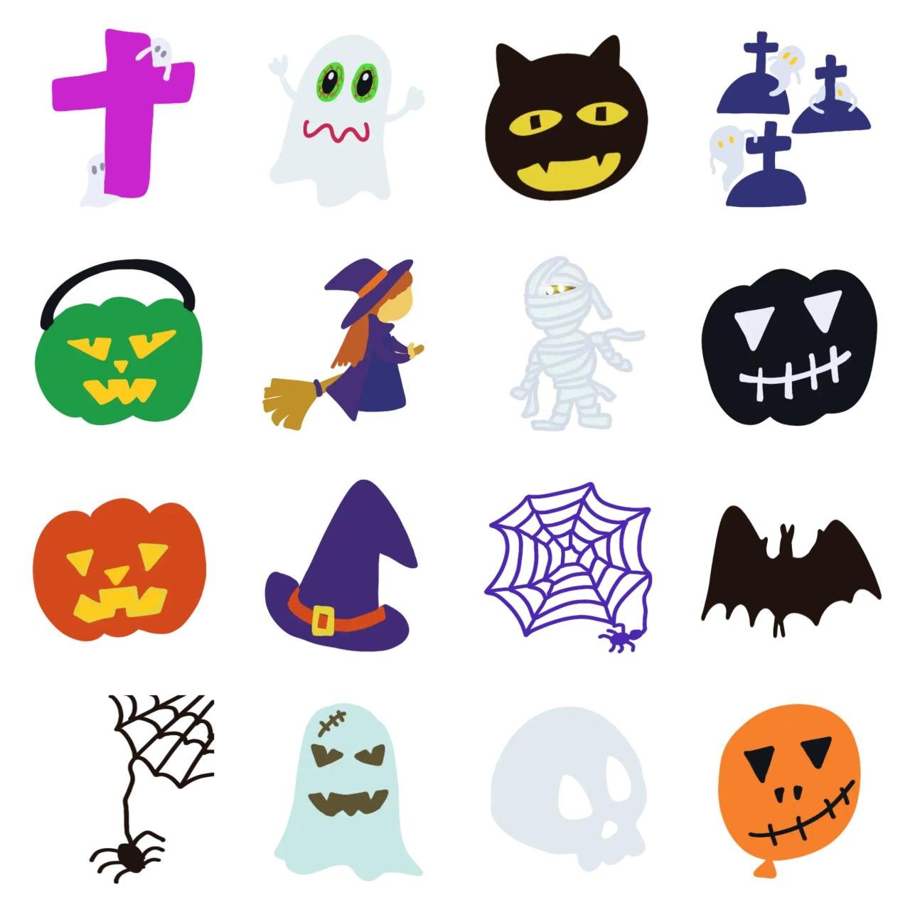 Halloween 2 Animation/Cartoon,Halloween,Culture,Etc sticker pack for Whatsapp, Telegram, Signal, and others chatting and message apps