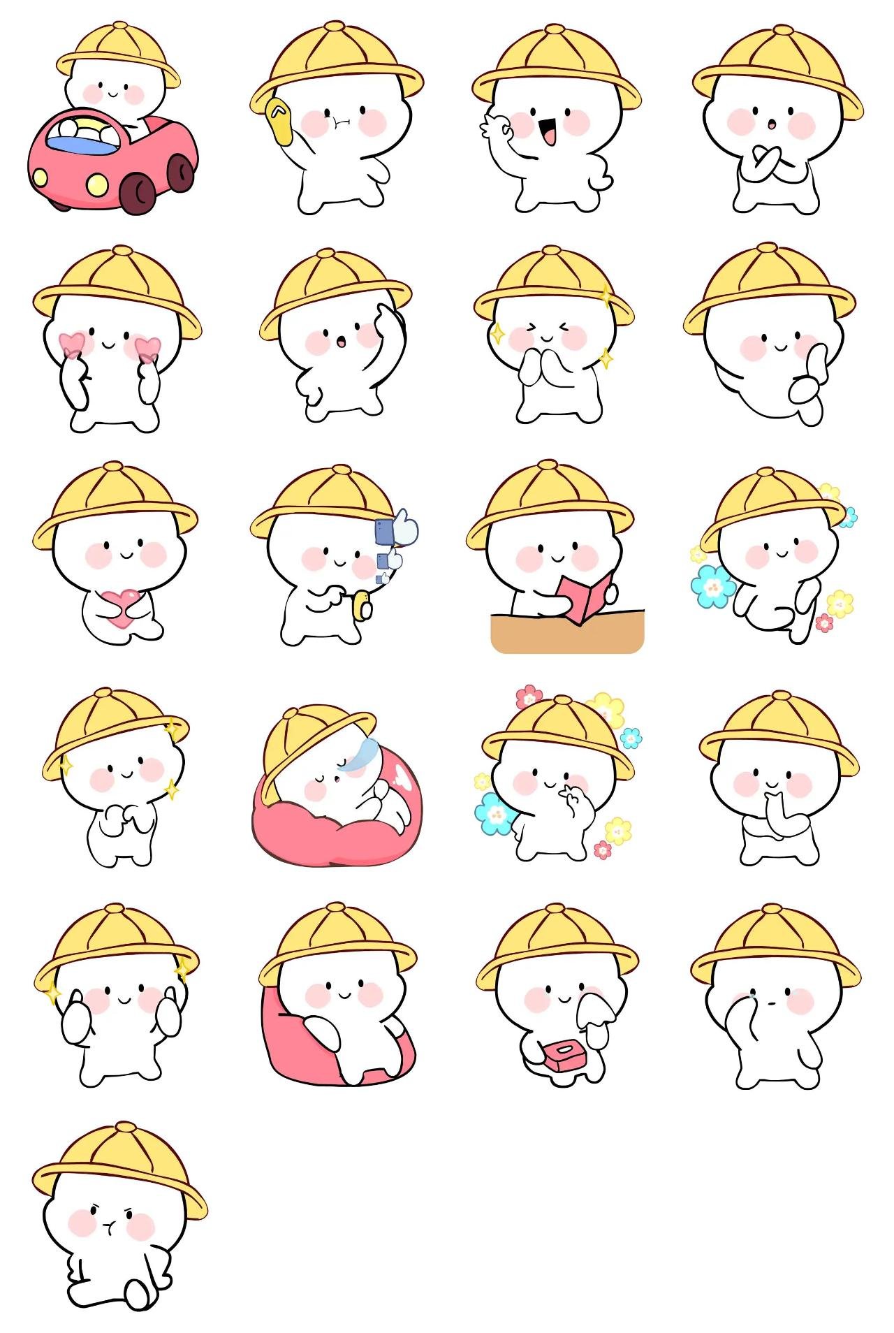 Dududu! (Part.2) Animation/Cartoon,Animals,Gag,People,Vacation,Etc,Birthday,Anniversary sticker pack for Whatsapp, Telegram, Signal, and others chatting and message apps