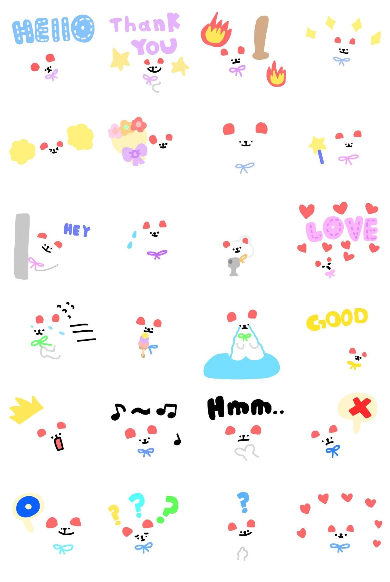 Pong party Animation/Cartoon sticker pack for Whatsapp, Telegram, Signal, and others chatting and message apps