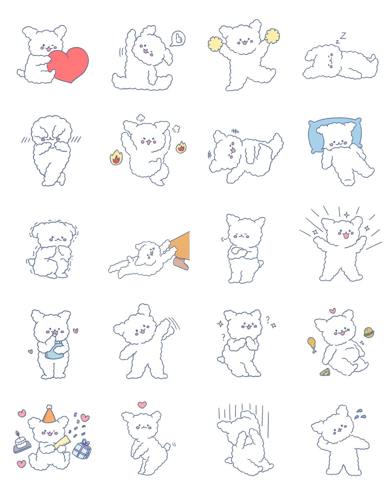 Boknam Sticker Animation/Cartoon,Animals sticker pack for Whatsapp, Telegram, Signal, and others chatting and message apps