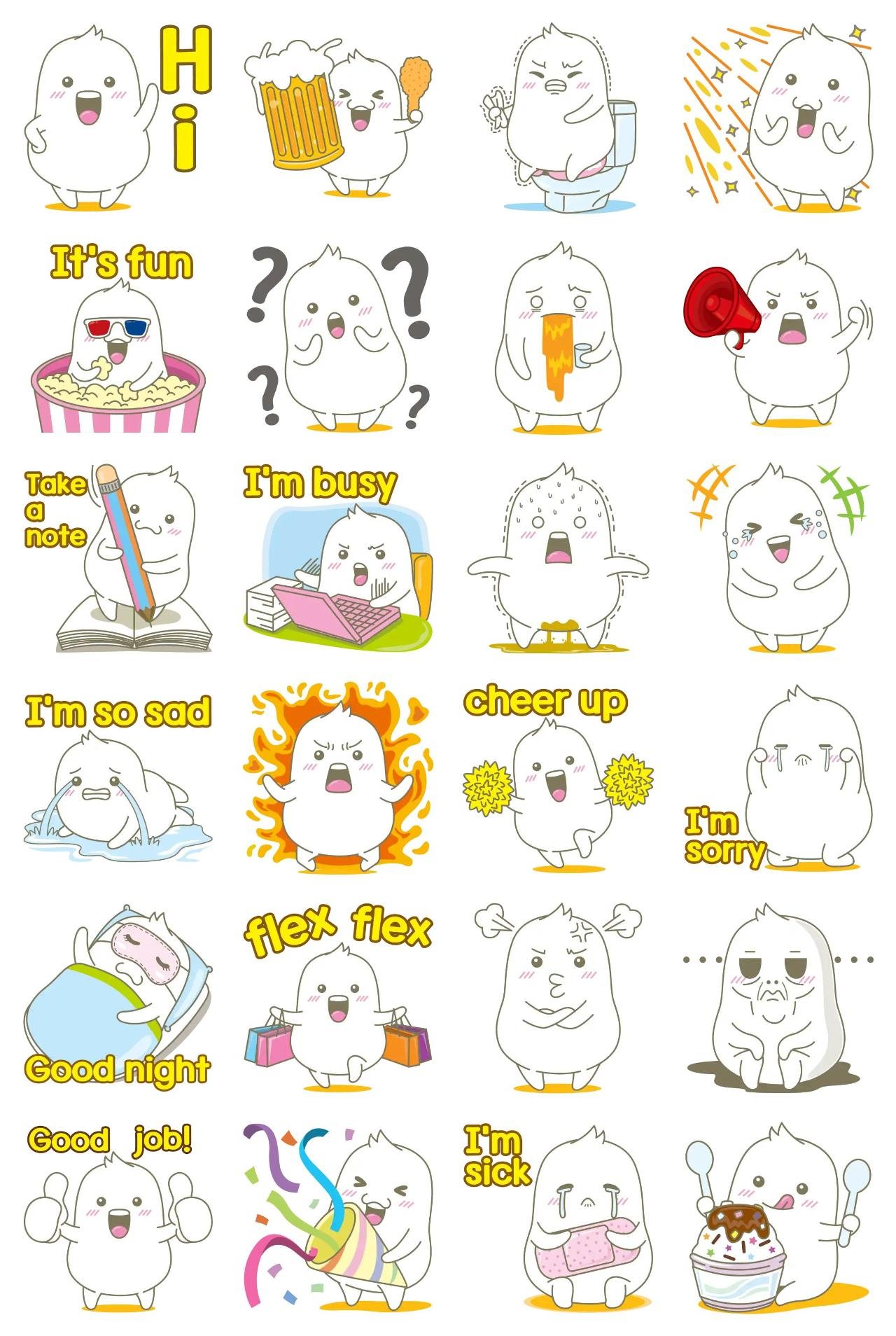 bongbong-i Animation/Cartoon sticker pack for Whatsapp, Telegram, Signal, and others chatting and message apps