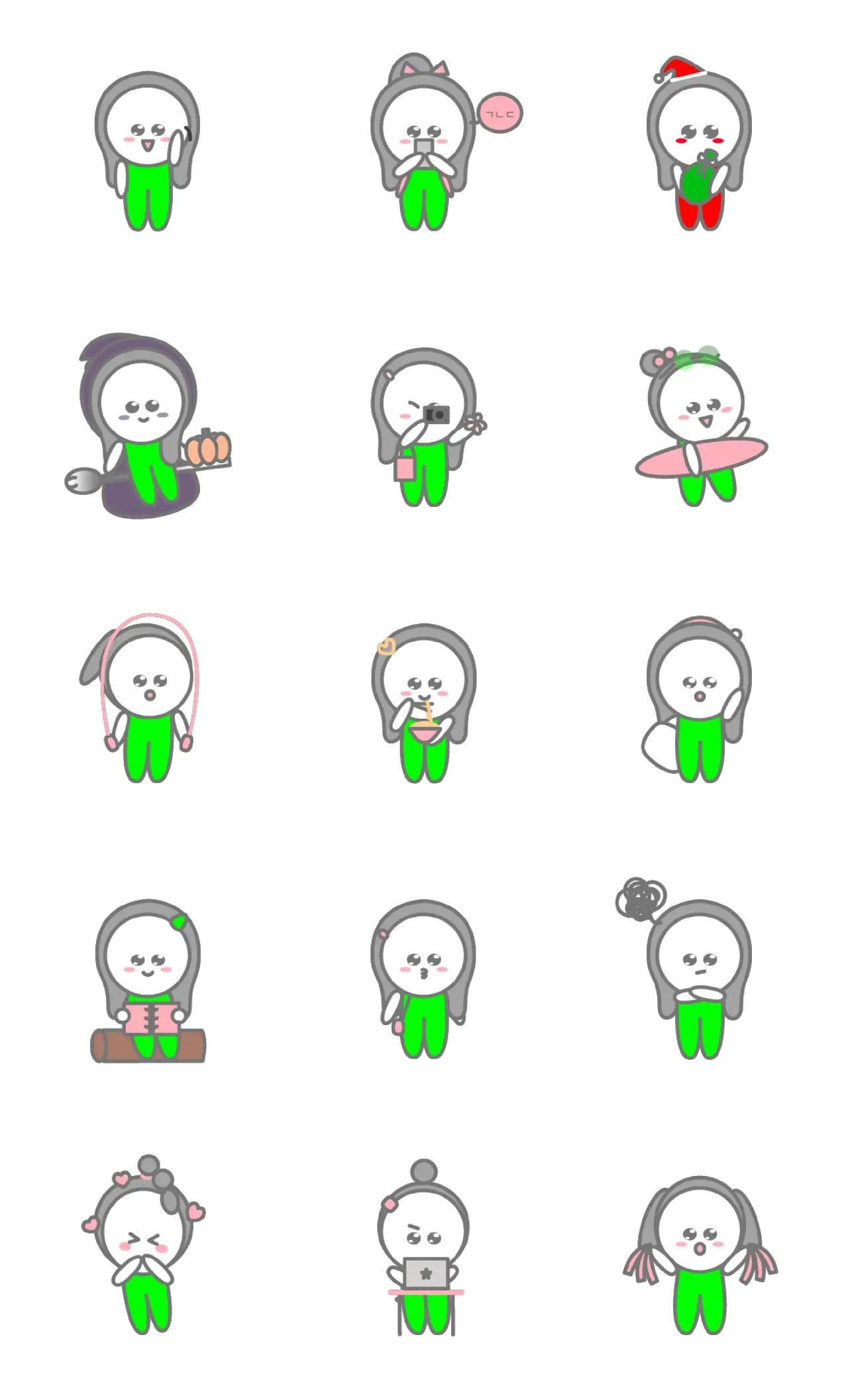 Fairy Chei Animation/Cartoon sticker pack for Whatsapp, Telegram, Signal, and others chatting and message apps