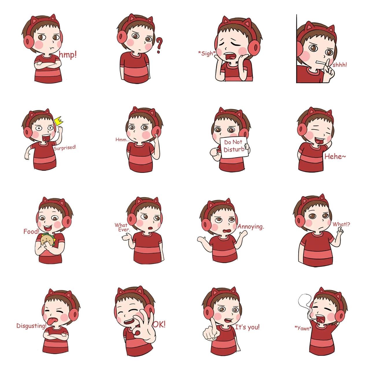 jacob Animation/Cartoon sticker pack for Whatsapp, Telegram, Signal, and others chatting and message apps