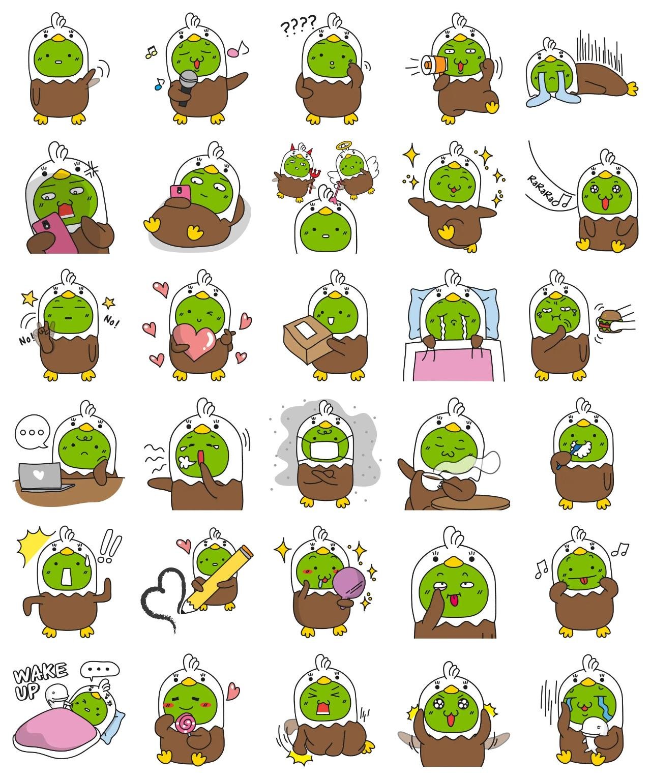 SURI ordinary Animation/Cartoon,Animals sticker pack for Whatsapp, Telegram, Signal, and others chatting and message apps