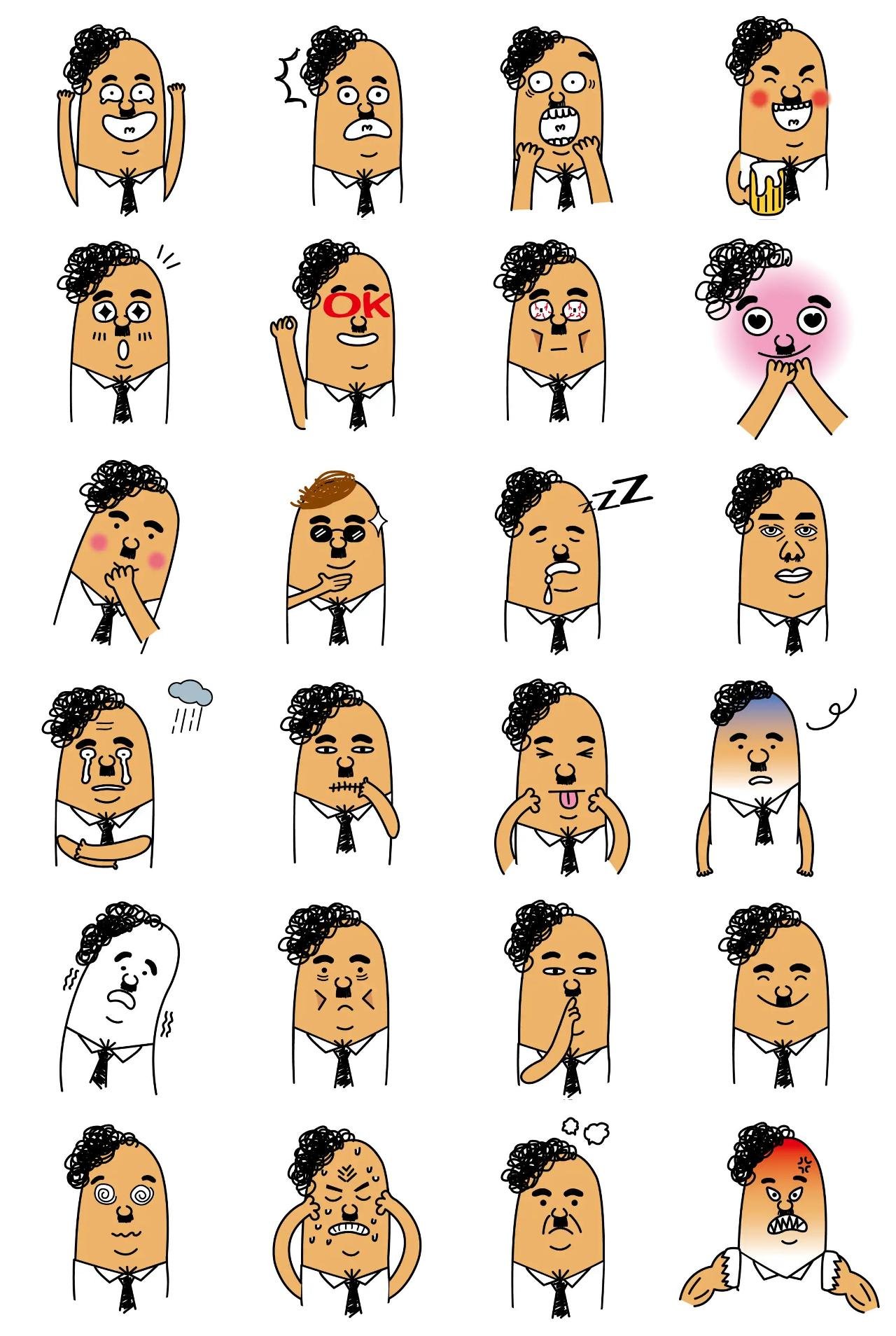 Angry Mr.dodo Animation/Cartoon,People,Gag sticker pack for Whatsapp, Telegram, Signal, and others chatting and message apps