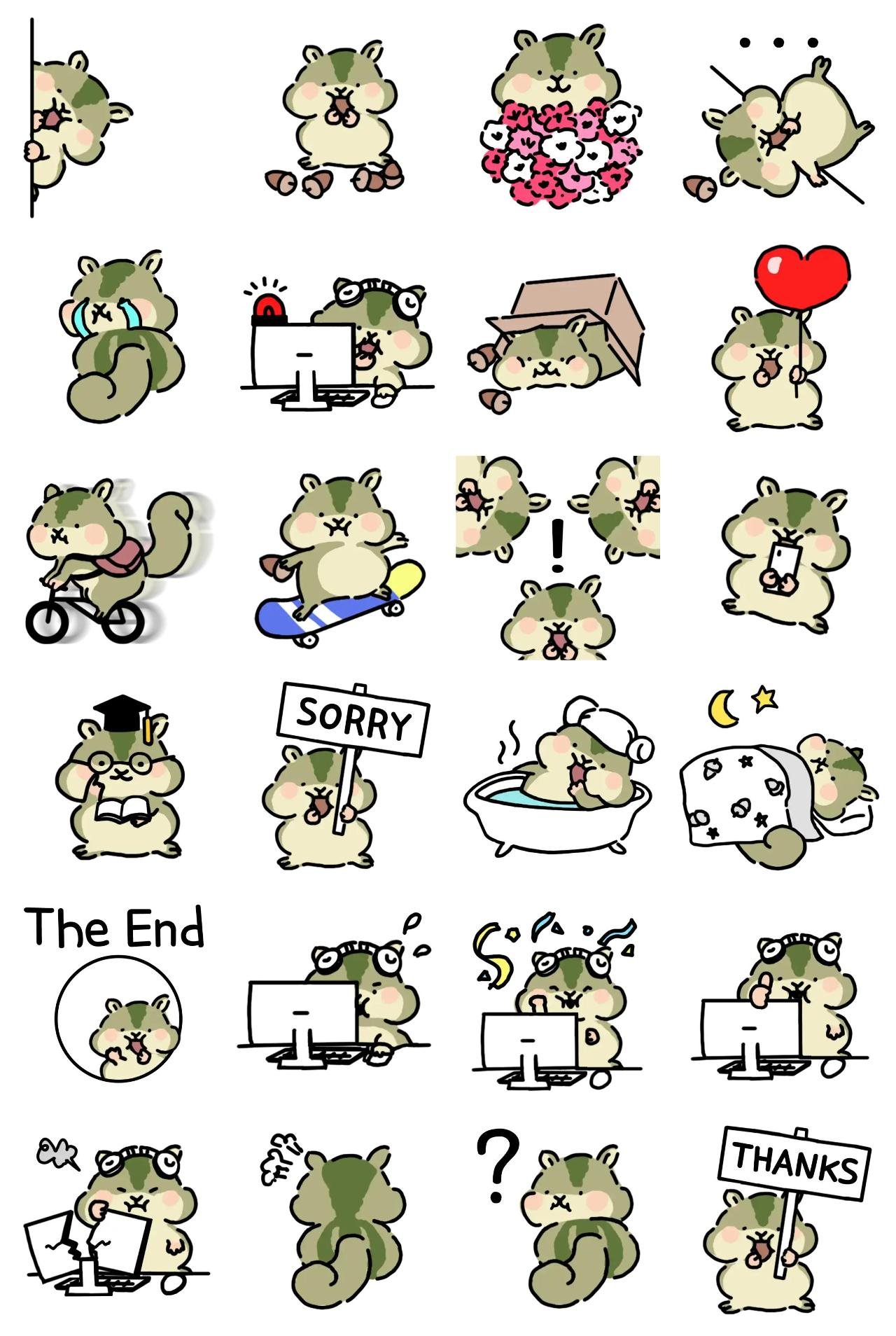 Teen Squirrel Animation/Cartoon,Animals,Food/Drink,Gag,Sports,Transporations,Mother's day,FATHER'S DAY,FAMILY,Valentine,Christmas,Anniversary,Birthday,Etc,New year's day,Romance,Culture sticker pack for Whatsapp, Telegram, Signal, and others chatting and message apps