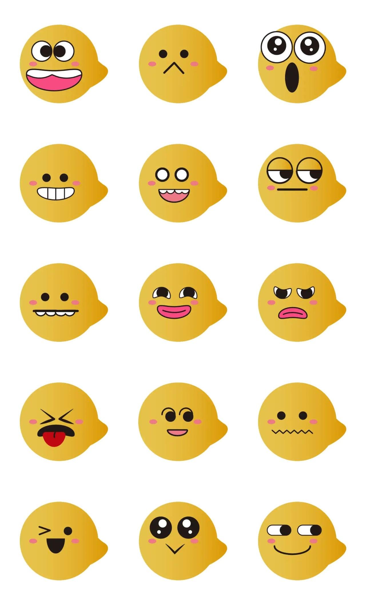 Emotes 3 Animation/Cartoon,emotion sticker pack for Whatsapp, Telegram, Signal, and others chatting and message apps