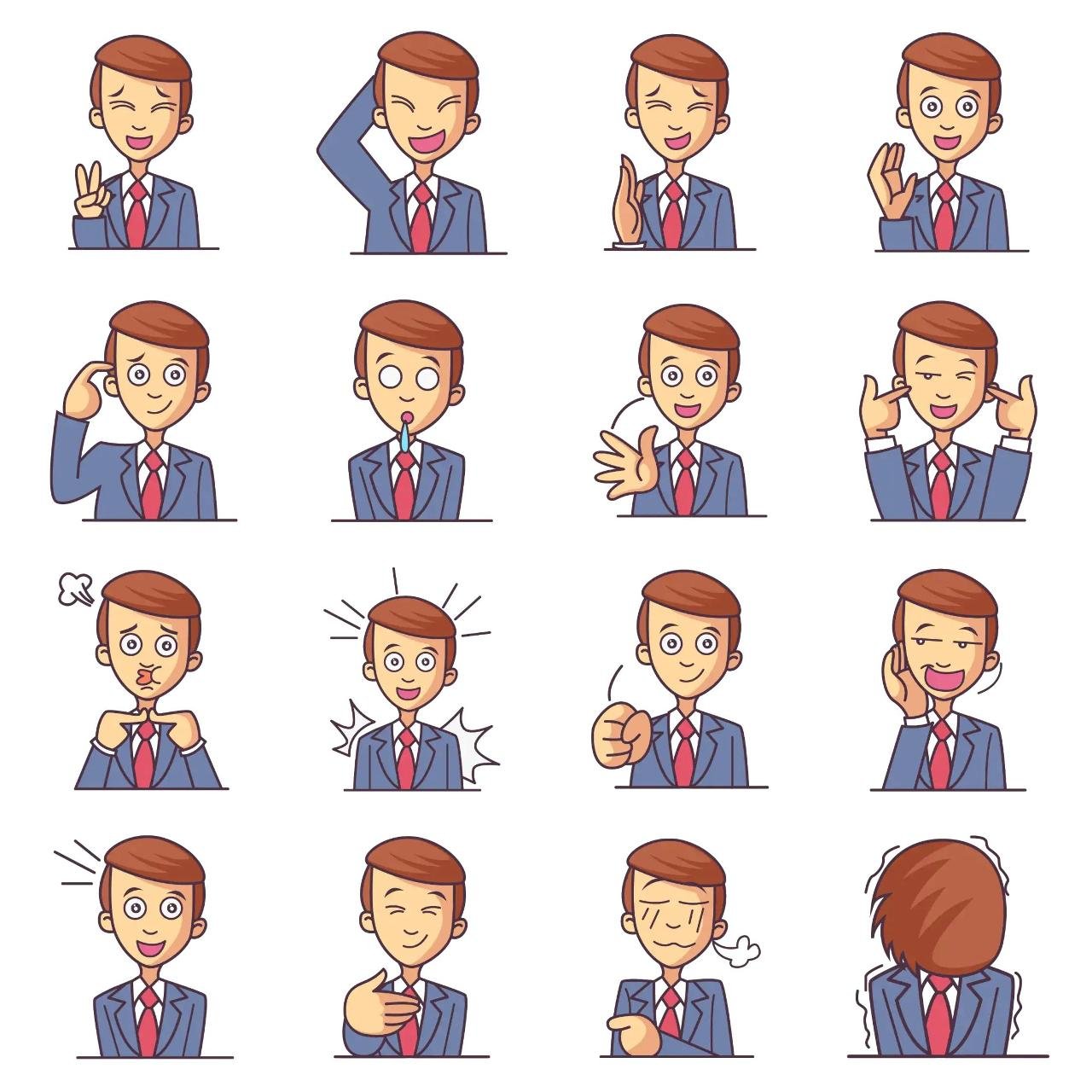 Bindass Business Man 01 Animation/Cartoon,People,INDIA sticker pack for Whatsapp, Telegram, Signal, and others chatting and message apps