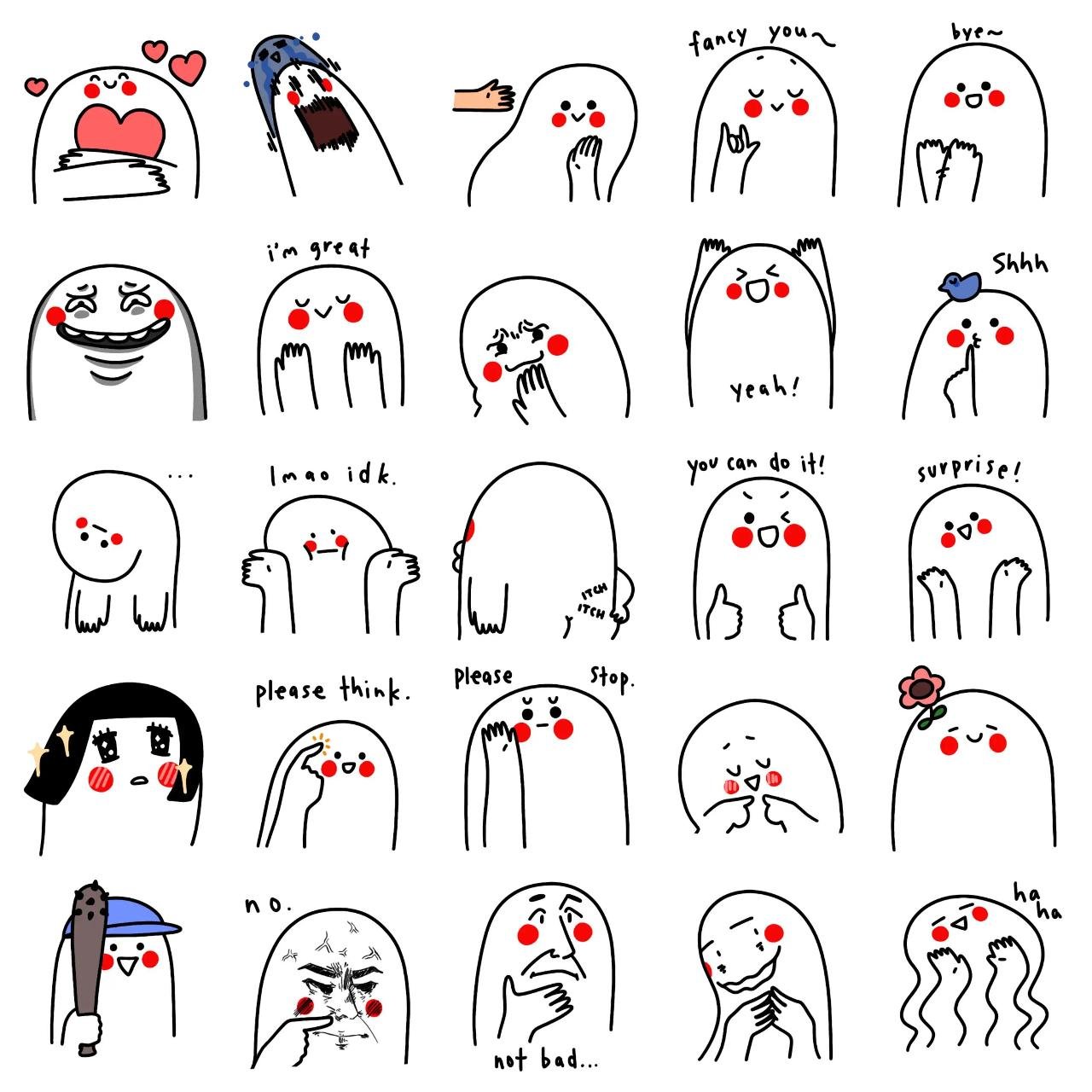 Your friend named Dal emotion sticker pack for Whatsapp, Telegram, Signal, and others chatting and message apps