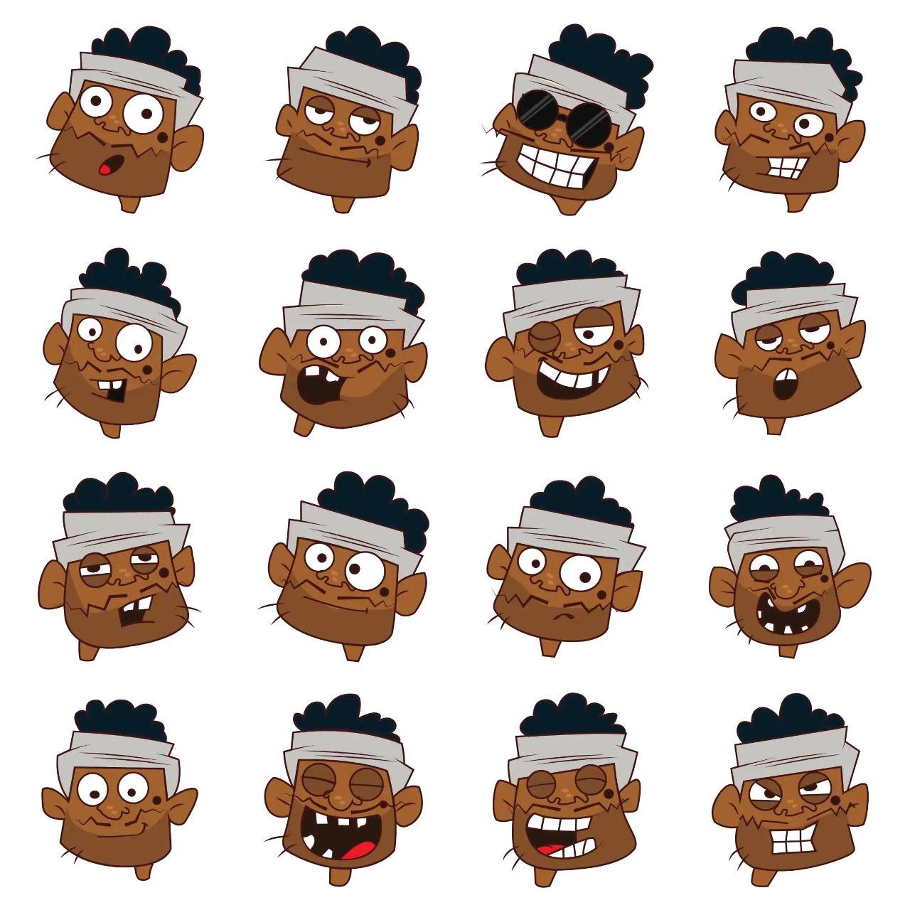 Indian Labour 01 Animation/Cartoon,People,INDIA sticker pack for Whatsapp, Telegram, Signal, and others chatting and message apps