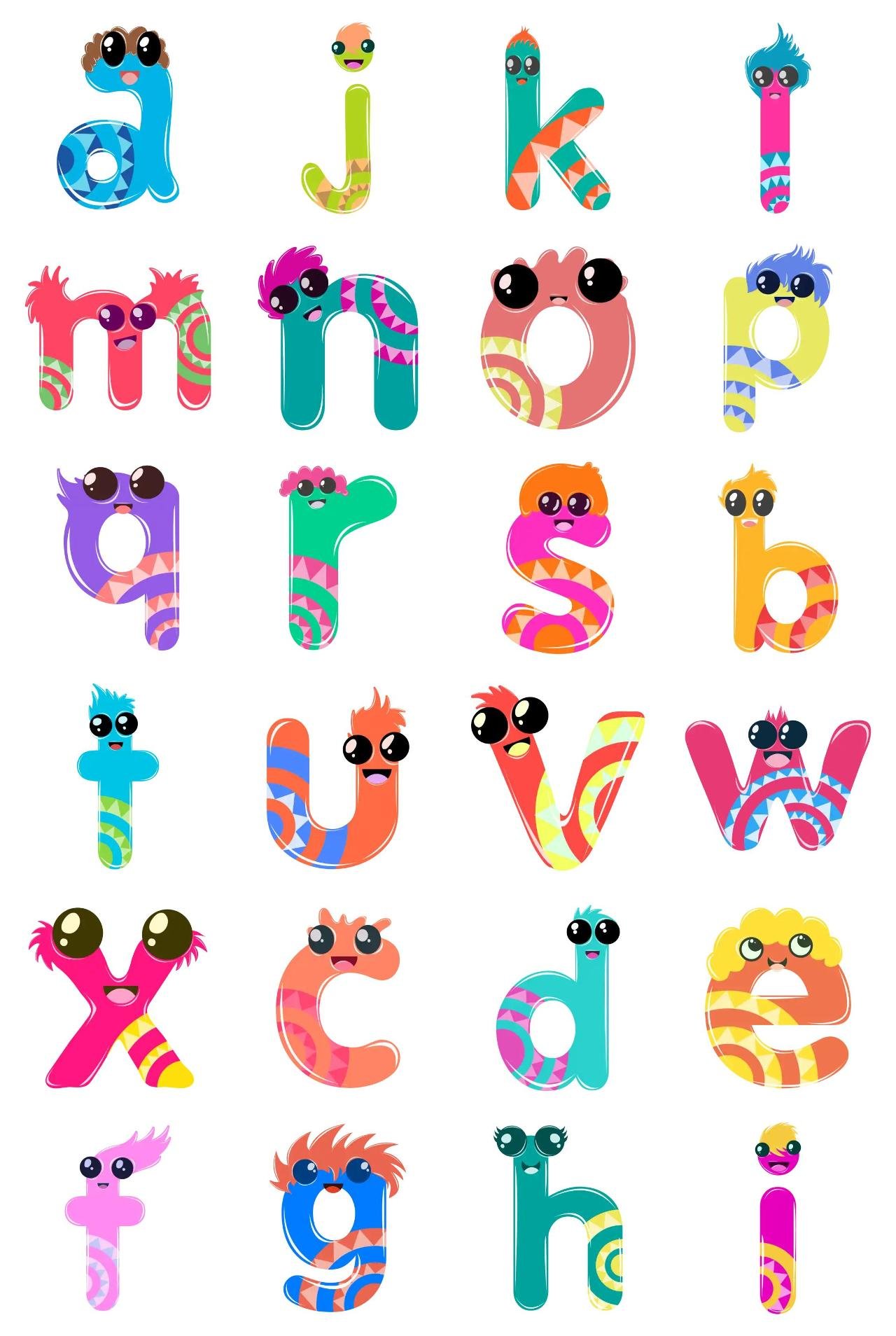 Smalll Alphabet Sticker Animation/Cartoon,People,INDIA sticker pack for Whatsapp, Telegram, Signal, and others chatting and message apps