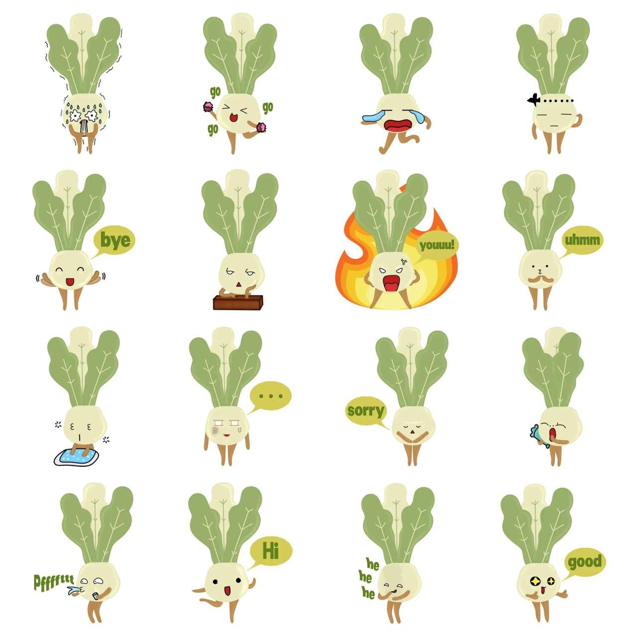 Bobb Animation/Cartoon,Plants sticker pack for Whatsapp, Telegram, Signal, and others chatting and message apps