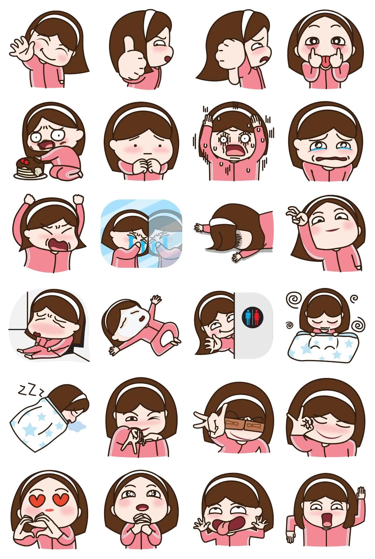 I am Syoony 2 Animation/Cartoon sticker pack for Whatsapp, Telegram, Signal, and others chatting and message apps