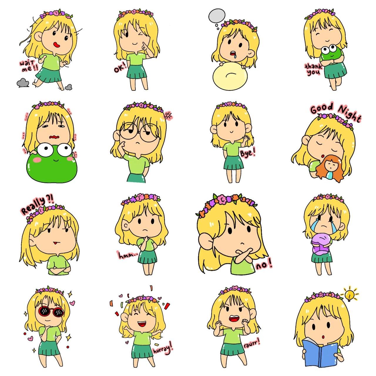 Ciwi Animation/Cartoon,People sticker pack for Whatsapp, Telegram, Signal, and others chatting and message apps