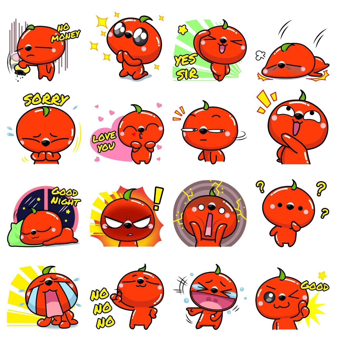 Jeru Animation/Cartoon,Objects,Food/Drink sticker pack for Whatsapp, Telegram, Signal, and others chatting and message apps