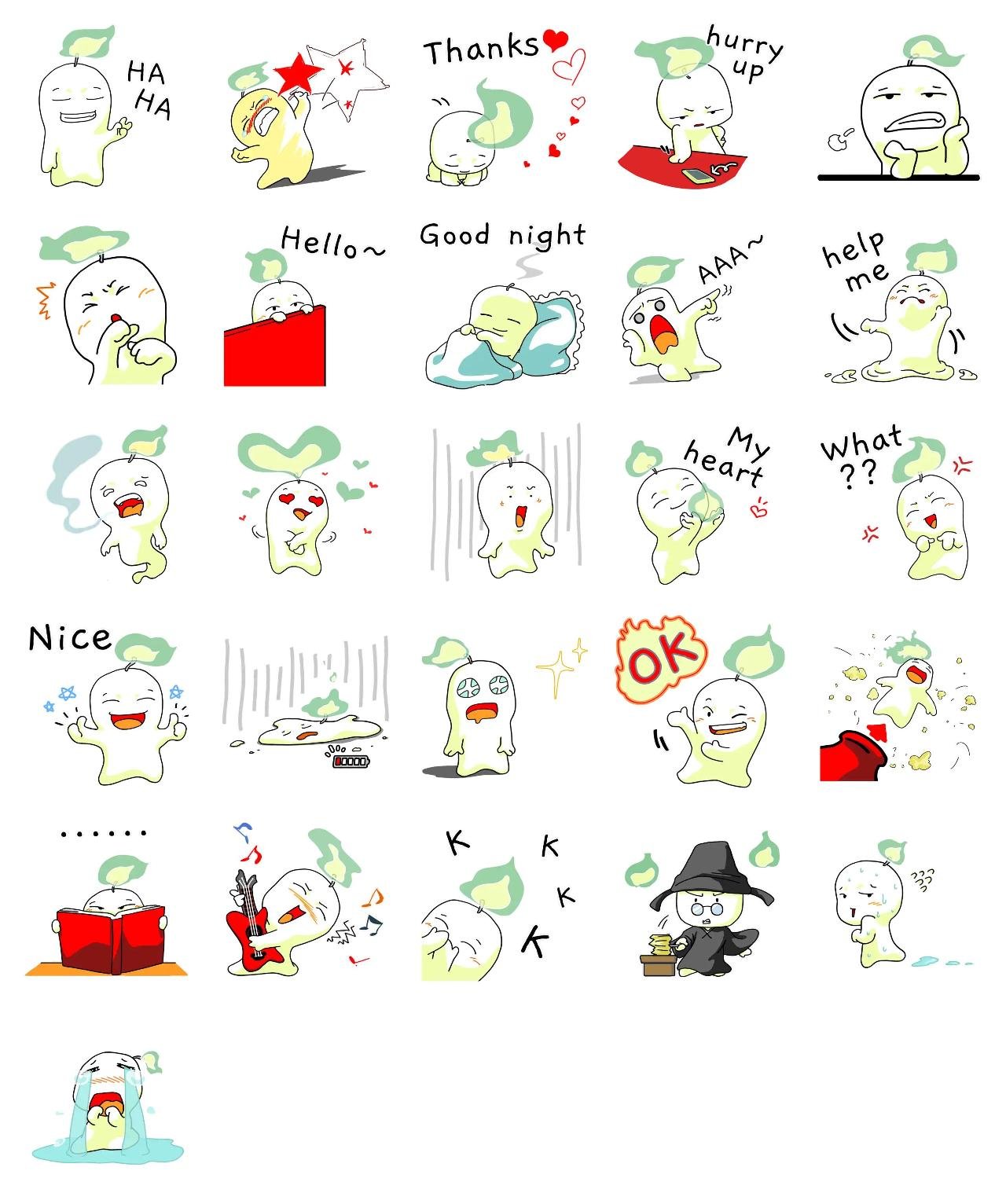 Cute candle_Chonong-i Etc,Objects,Animation/Cartoon sticker pack for Whatsapp, Telegram, Signal, and others chatting and message apps