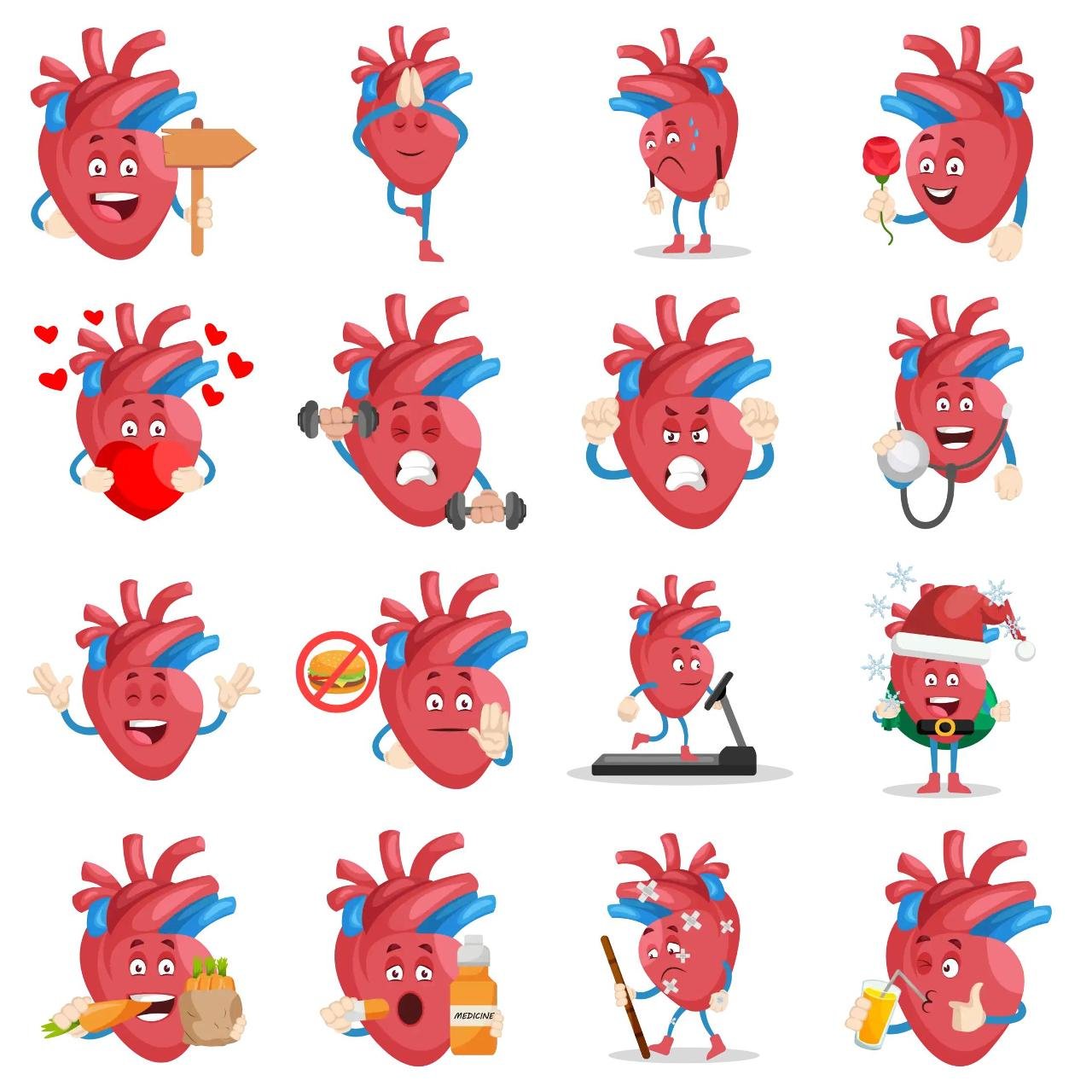 Heart Animation/Cartoon,People,Etc sticker pack for Whatsapp, Telegram, Signal, and others chatting and message apps