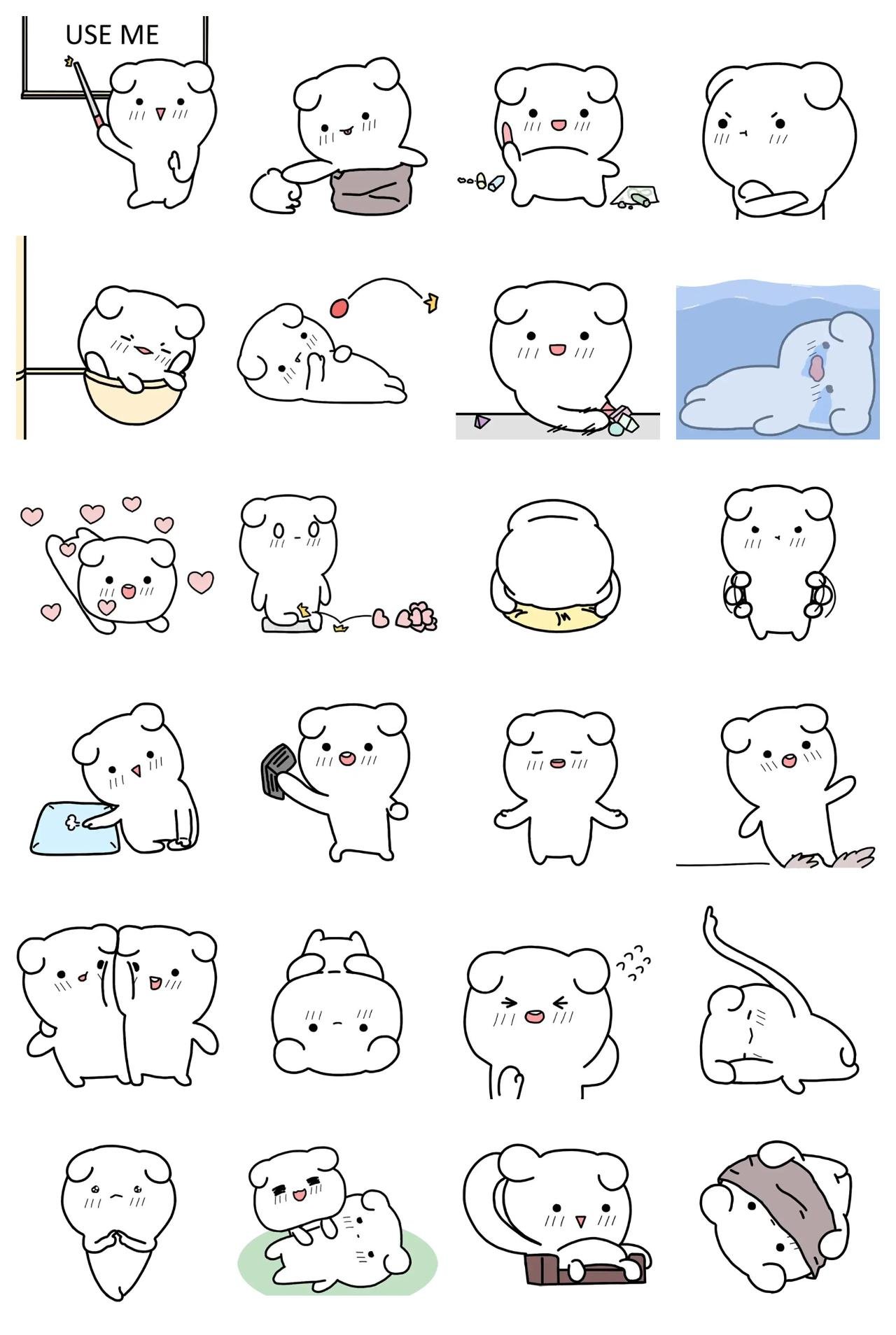 YongYong sticker Animals,Etc. sticker pack for Whatsapp, Telegram, Signal, and others chatting and message apps