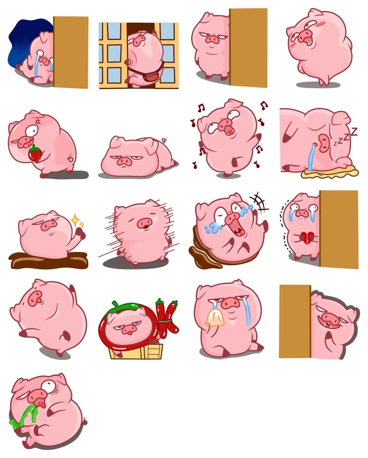 Bloom's Life Animals sticker pack for Whatsapp, Telegram, Signal, and others chatting and message apps