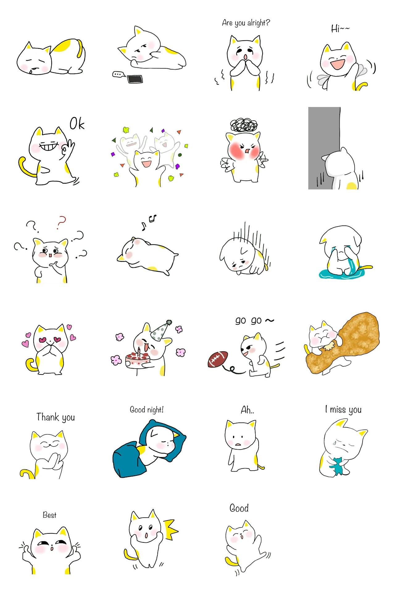 Honest and clean GGUMNYANGI People sticker pack for Whatsapp, Telegram, Signal, and others chatting and message apps