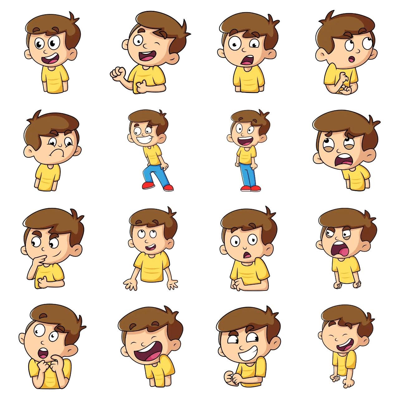 Bindass Boy Animation/Cartoon,People,INDIA sticker pack for Whatsapp, Telegram, Signal, and others chatting and message apps