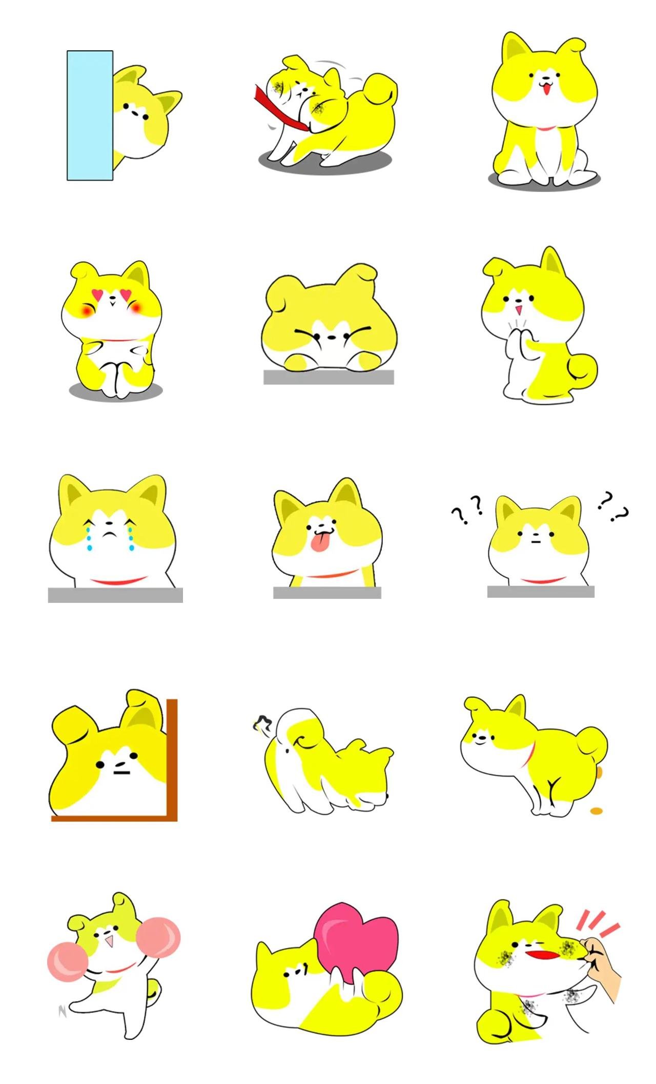 Cute Cat Animals,Animation/Cartoon sticker pack for Whatsapp, Telegram, Signal, and others chatting and message apps